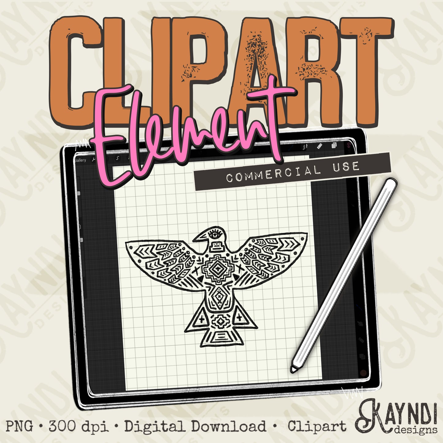 Bird 2 Clipart Element PNG Digital Downloads Elements Commercial Use Country Western Freebird