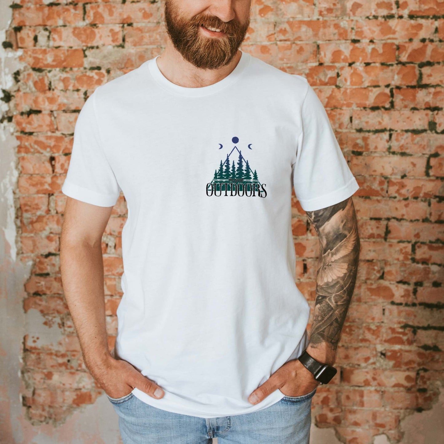 The Great Outdoors Sublimation Design PNG Digital Download Printable Mens Adventure 90s Deer Hunting Season Manly Guys Boys Fathers Day