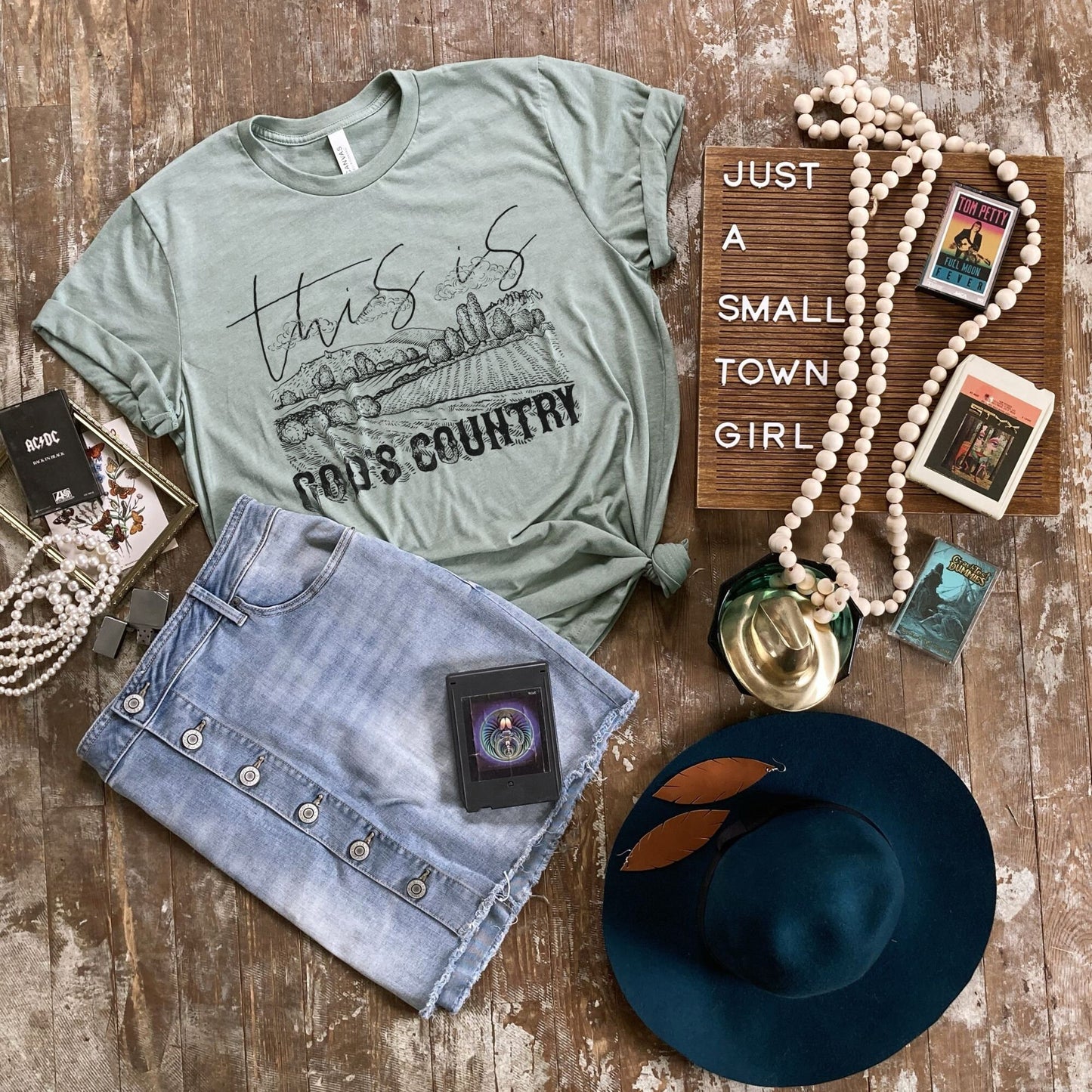 This is Gods Country | Sublimation Design PNG Digital Download Printable | Farm Farmer Country Southern Christian Faith Single Color Barn