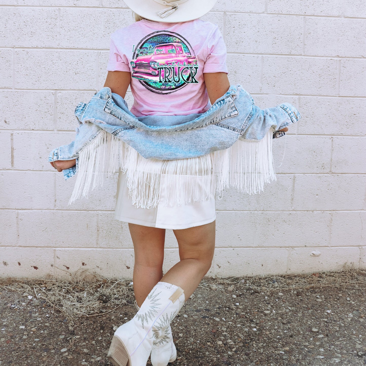 I Got a Heart Like a Truck Sublimation Design PNG Digital Download Printable Pink Vintage Funky Truck Western Southern Country Leopard Retro