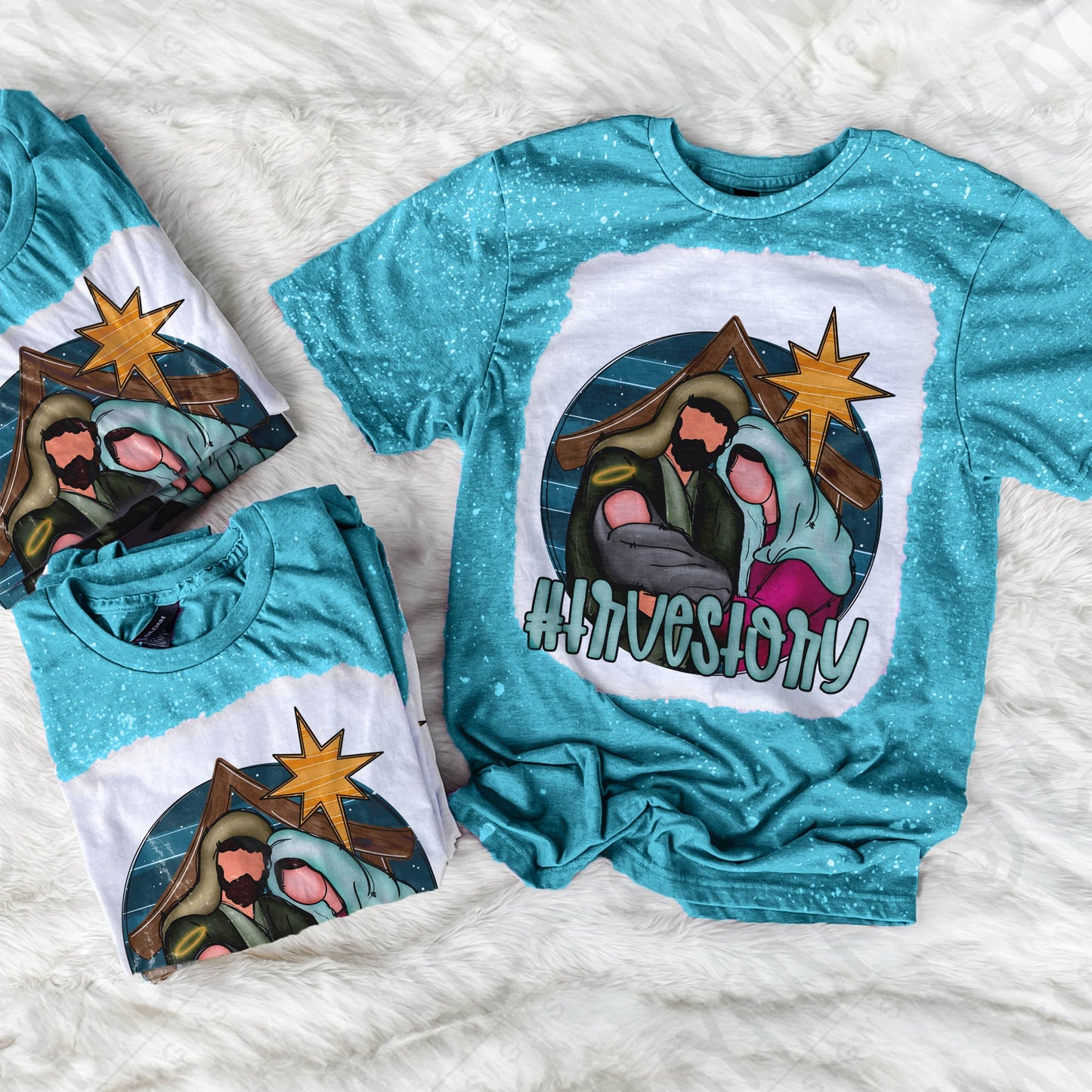 True Story Nativity Sublimation Design PNG Digital Download Printable Mary Joseph Baby Jesus Christian Christmas the Reason for the Season