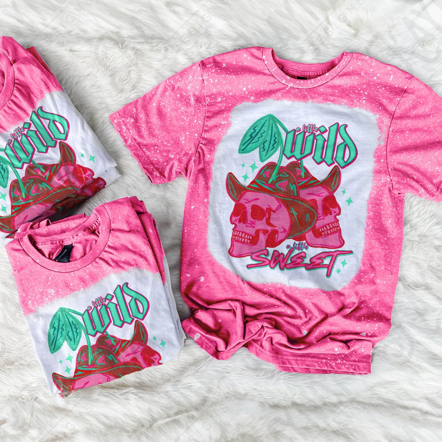 A Little Wild A Little Sweet Cherries Sublimation Design PNG Digital Download Printable Cowboy Hat Cherry Western Cowgirl Y'allternative