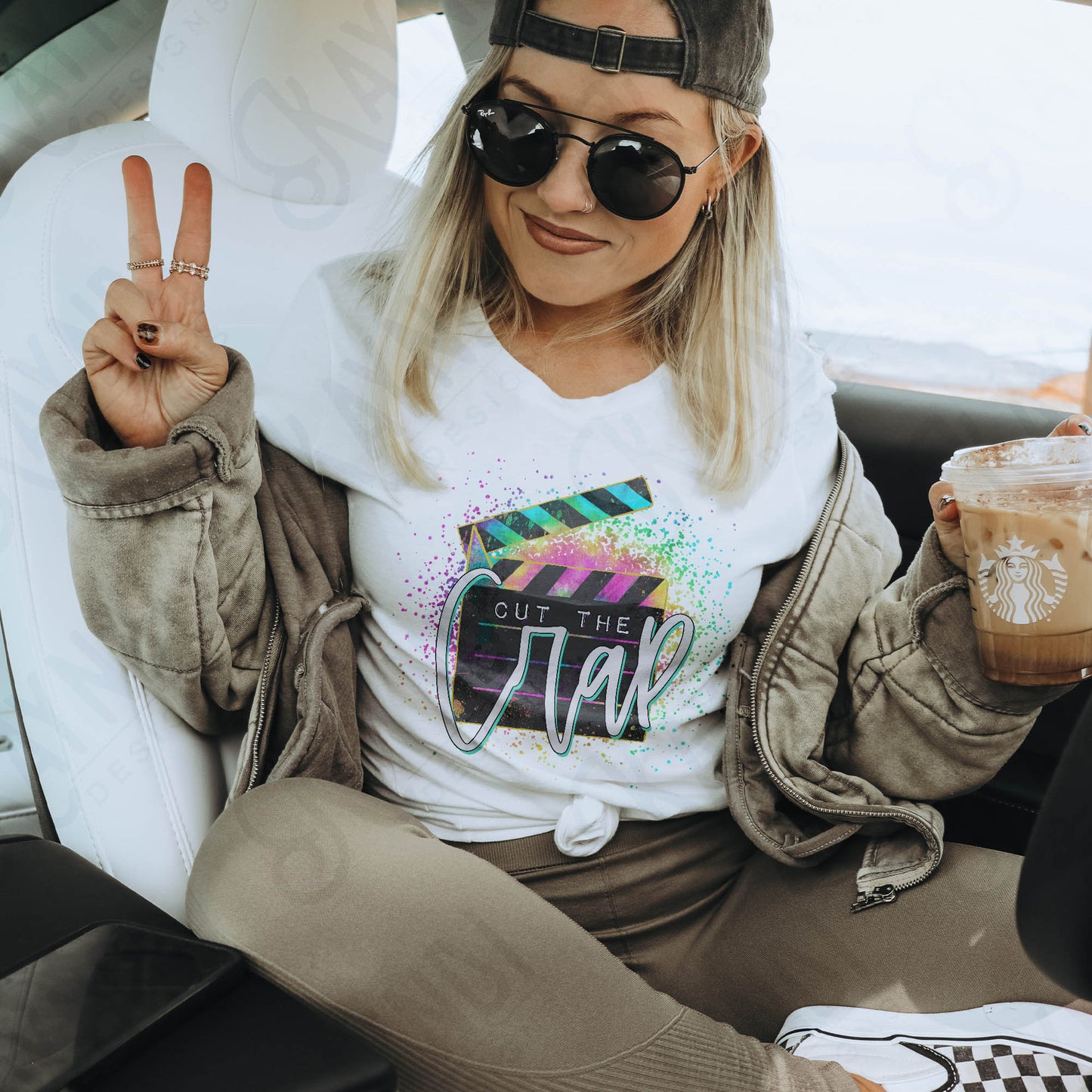 Cut the Crap Sublimation PNG, Digital Download, Printable, Humor-Based Art, Vibrant, DIY Craft Design