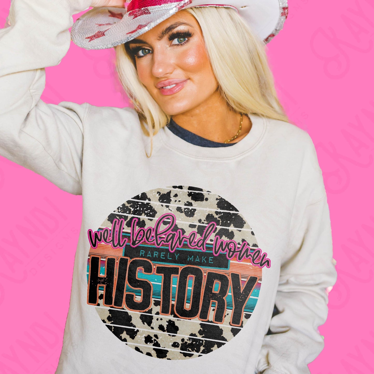 Well behaved women rarely make history Sublimation PNG, Digital Download, Printable Inspiration, Vibrant, DIY Craft Design