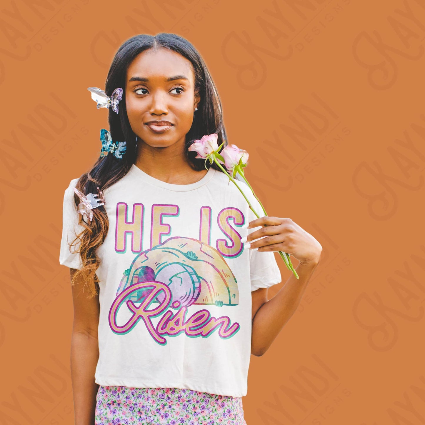 He is Risen Sublimation PNG, Digital Download, Printable Christian, Faith Based Art, DIY Craft Design