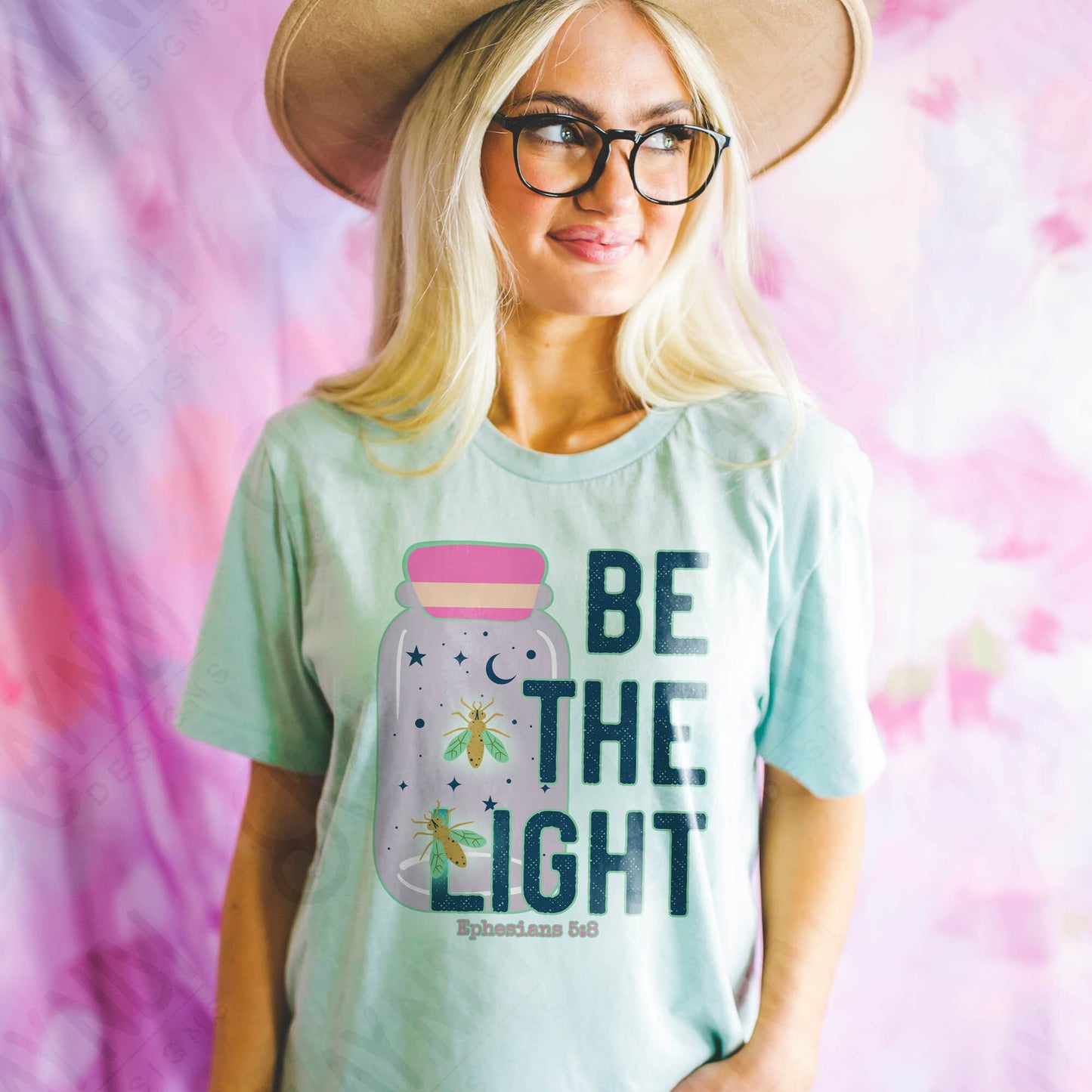Be the Light Sublimation PNG, Digital Download, Printable Christian, Faith-Based Art, Vibrant, DIY Craft Design
