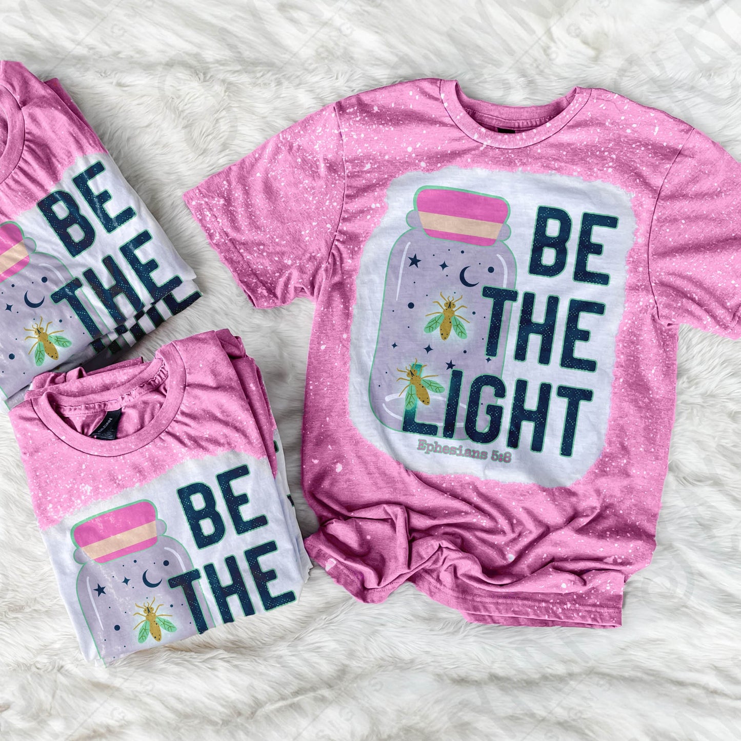 Be the Light Sublimation PNG, Digital Download, Printable Christian, Faith-Based Art, Vibrant, DIY Craft Design