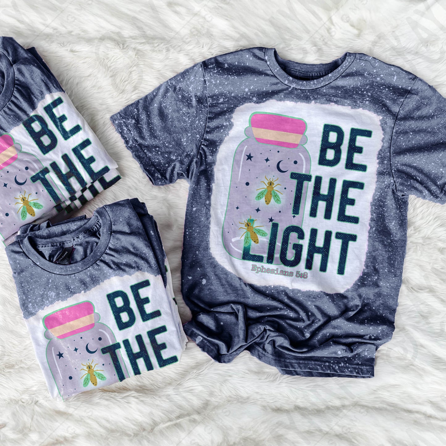 Be the Light Sublimation PNG, Digital Download, Printable Christian, Faith-Based Art, Vibrant, DIY Craft Design