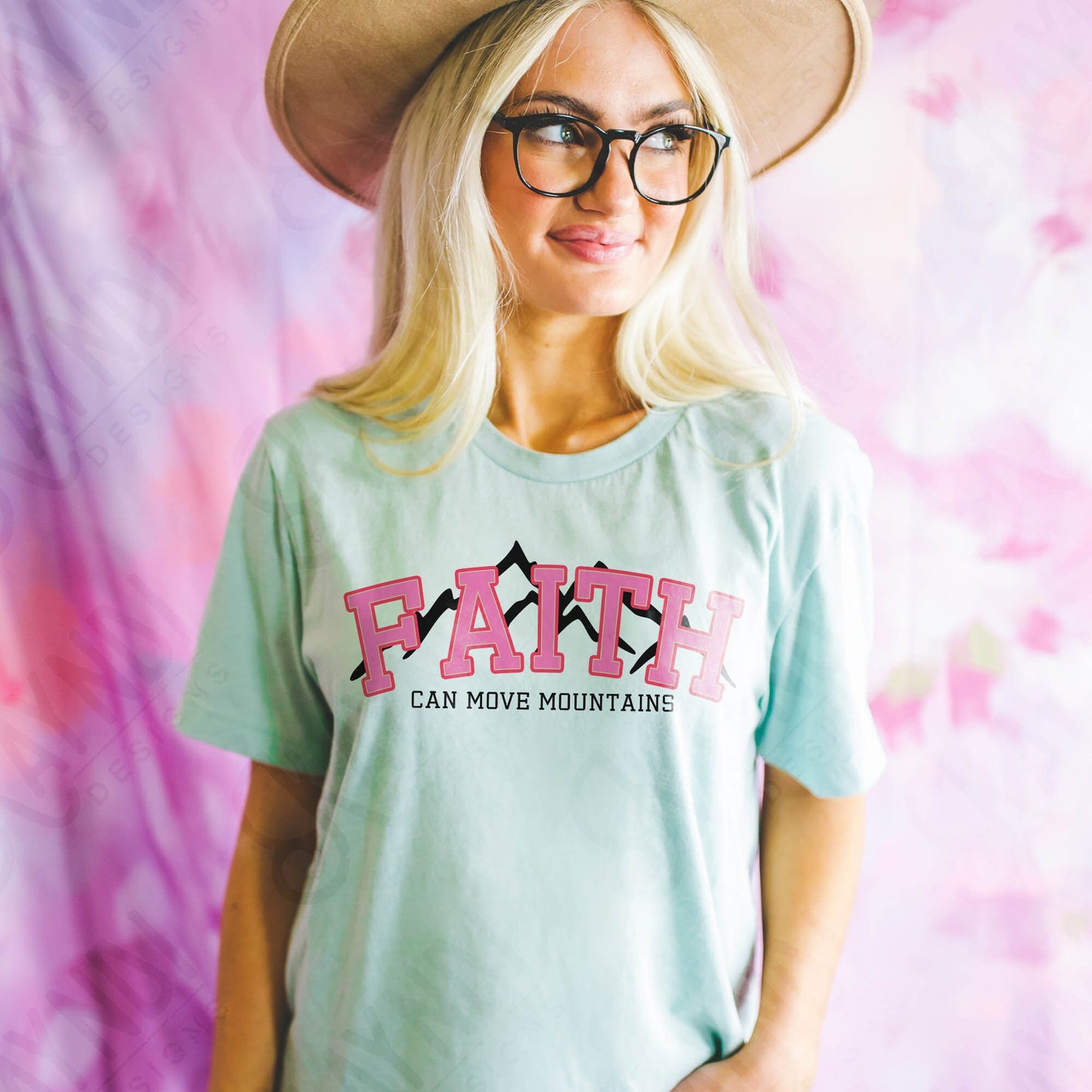 Faith Can Move Mountains Sublimation PNG, Digital Download, Printable Christian, Faith-Based Art, Vibrant, DIY Craft Design