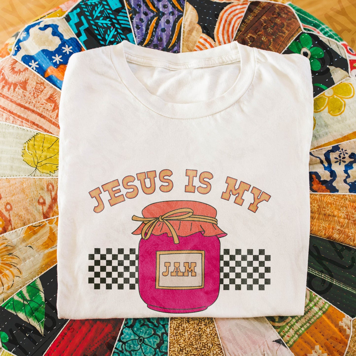 Jesus is my Jam Sublimation PNG, Digital Download, Printable Christian, Faith Based Art, DIY Craft Design