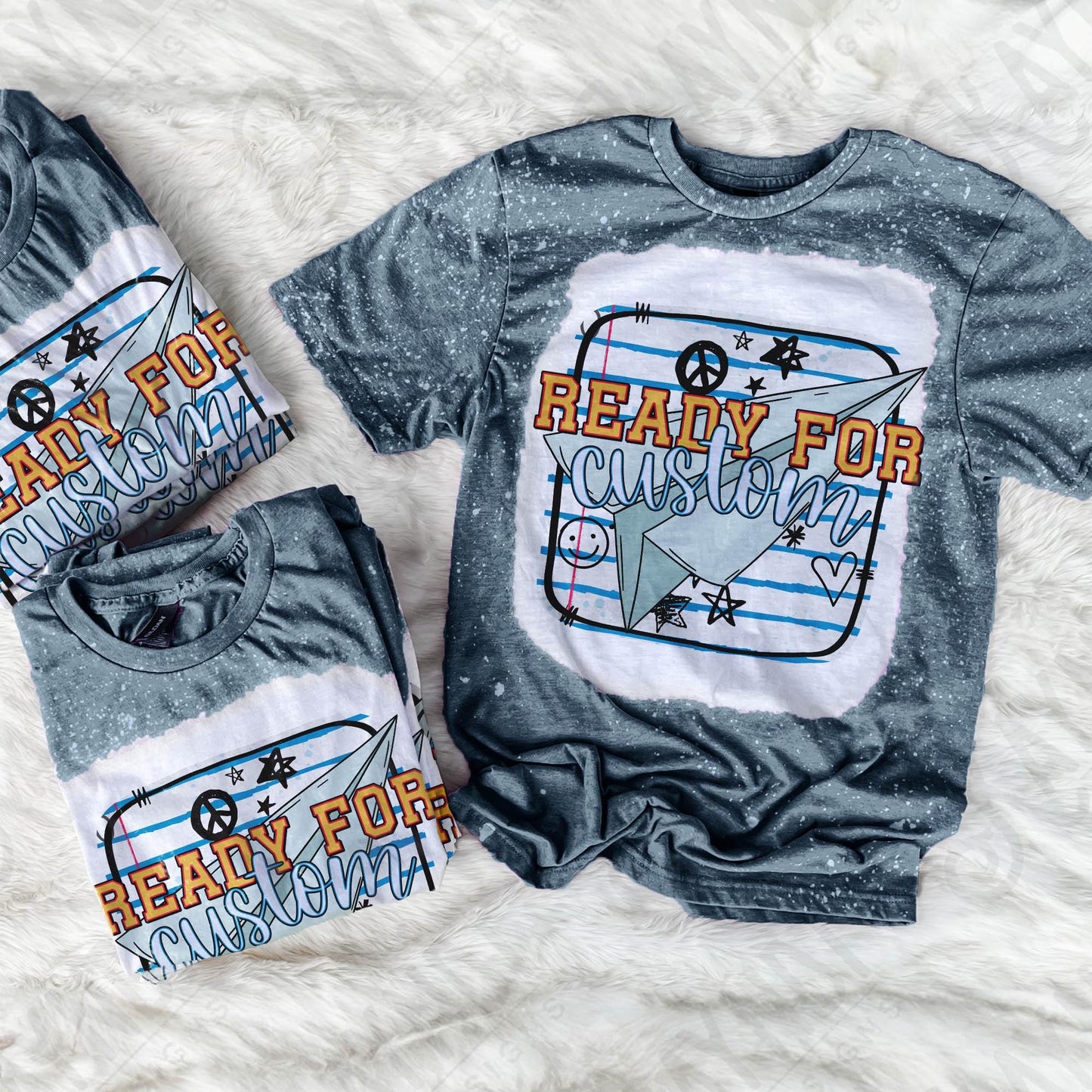 Custom Ready For Design Sublimation PNG, Digital Download, Printable, School-Based Art, Vibrant, DIY Craft Design, Paper Airplane, Notebook