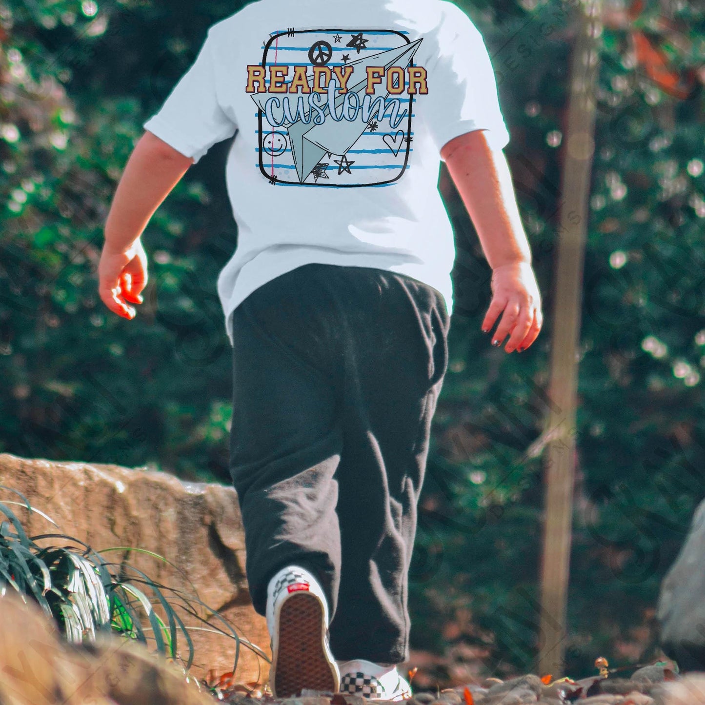 Custom Ready For Design Sublimation PNG, Digital Download, Printable, School-Based Art, Vibrant, DIY Craft Design, Paper Airplane, Notebook