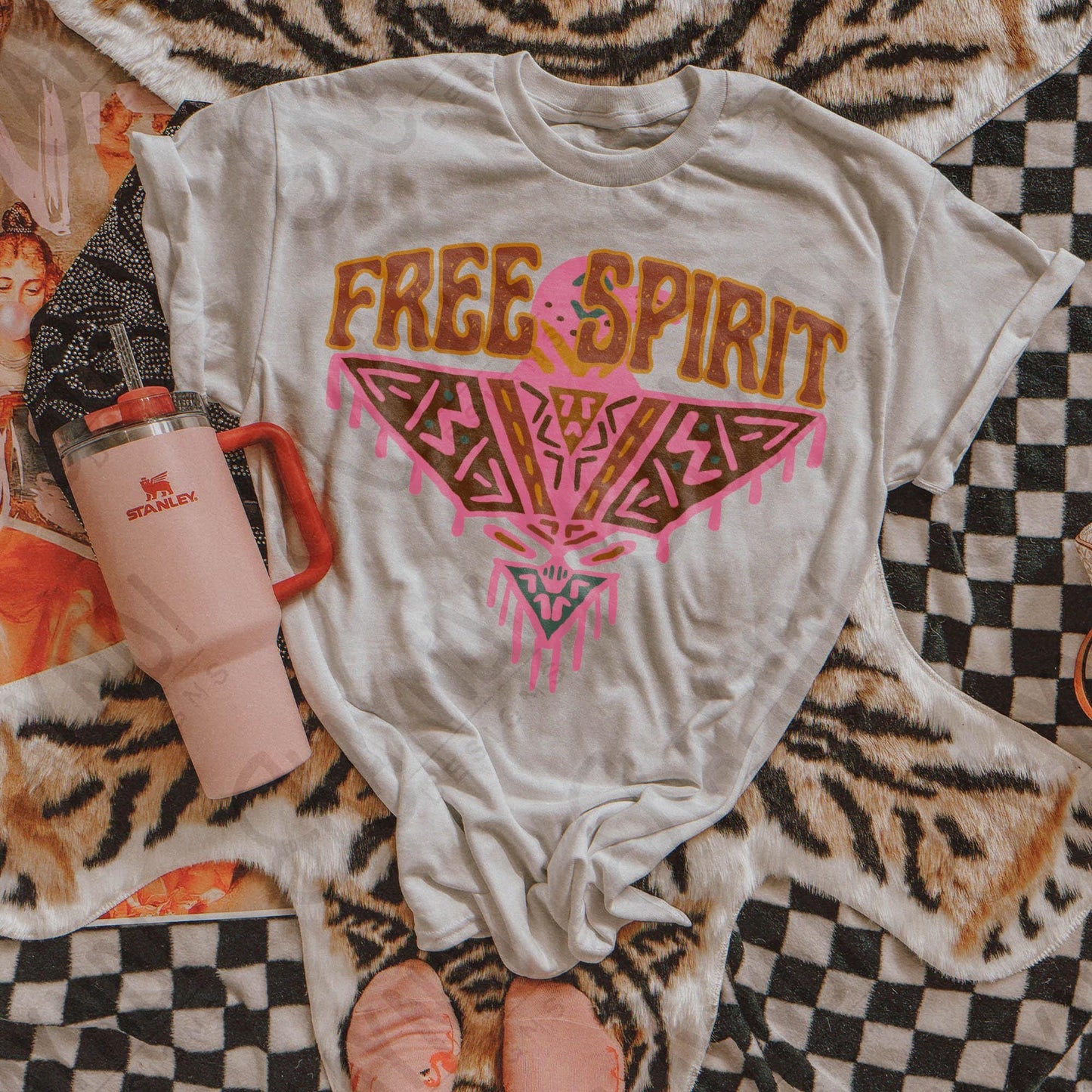 Free Spirit Sublimation Design PNG Digital Download Printable