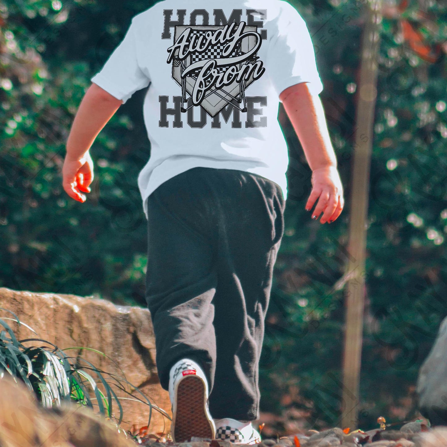 Home away from Home Design PNG Digital Download Printable Sublimation DTG Baseball Bat Diamond Home Plate