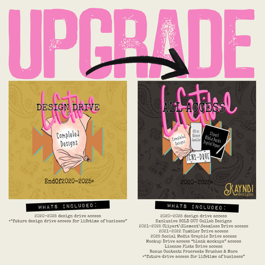 Upgrade Lifetime Design to Lifetime All Access