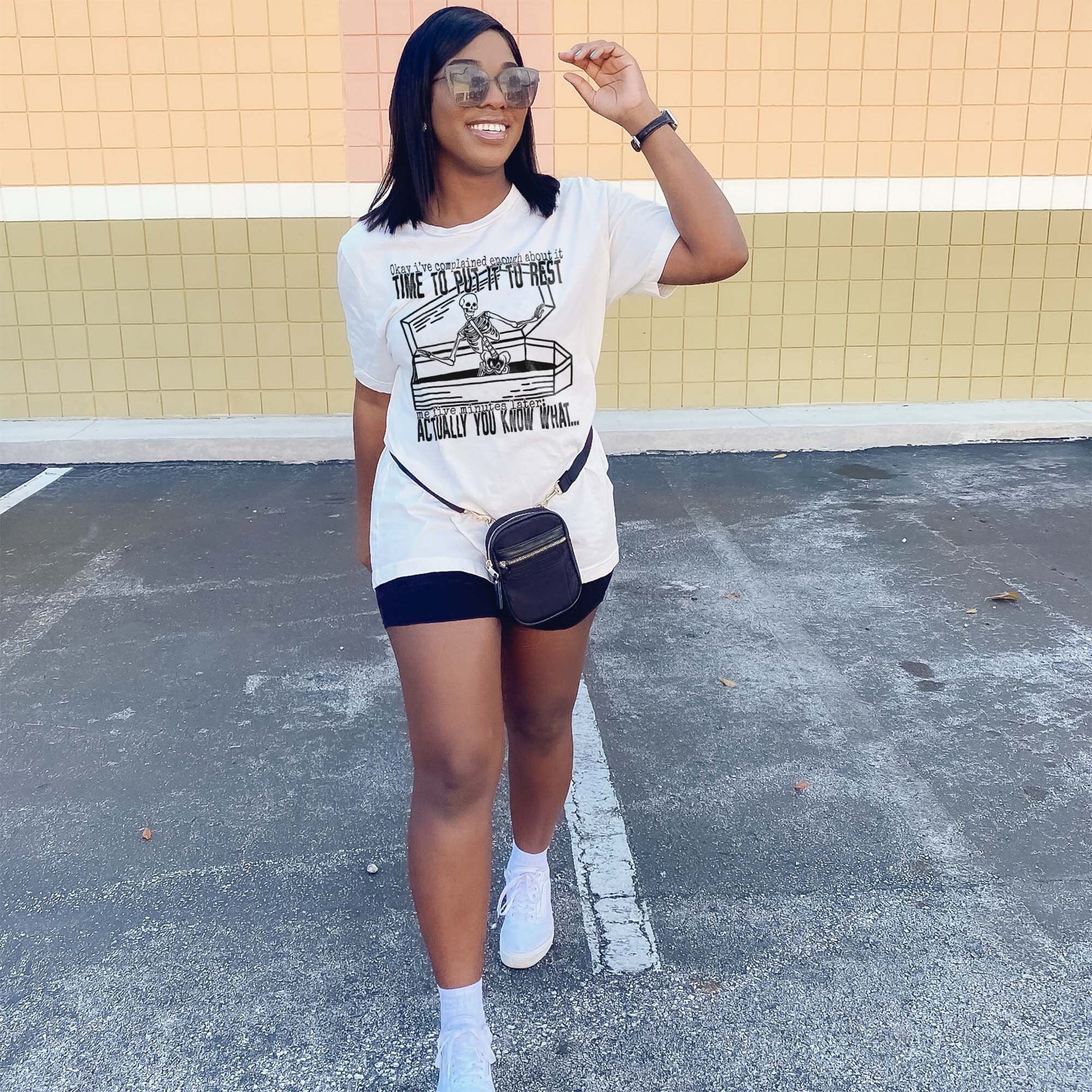 Okay Ive Complained Enough Time to Put it to Rest Sublimation Design PNG Digital Download Printable Skeleton Skelly Skull Sarcastic Snarky