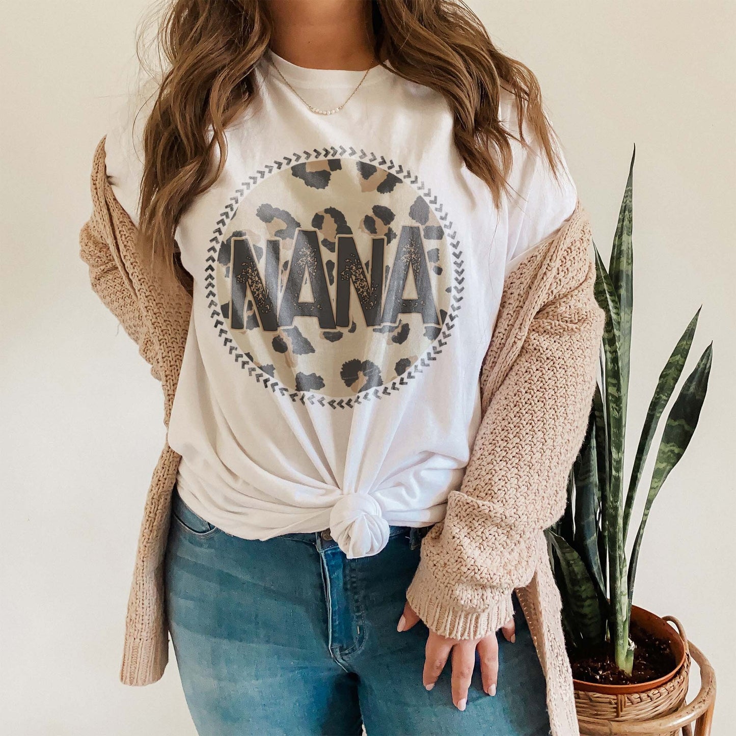 Nana Sublimation Design PNG Digital Download Printable Leopard Mothers Day Mama Mini Cheetah Mom Momma Aunt Grandma Granddaughter Niece