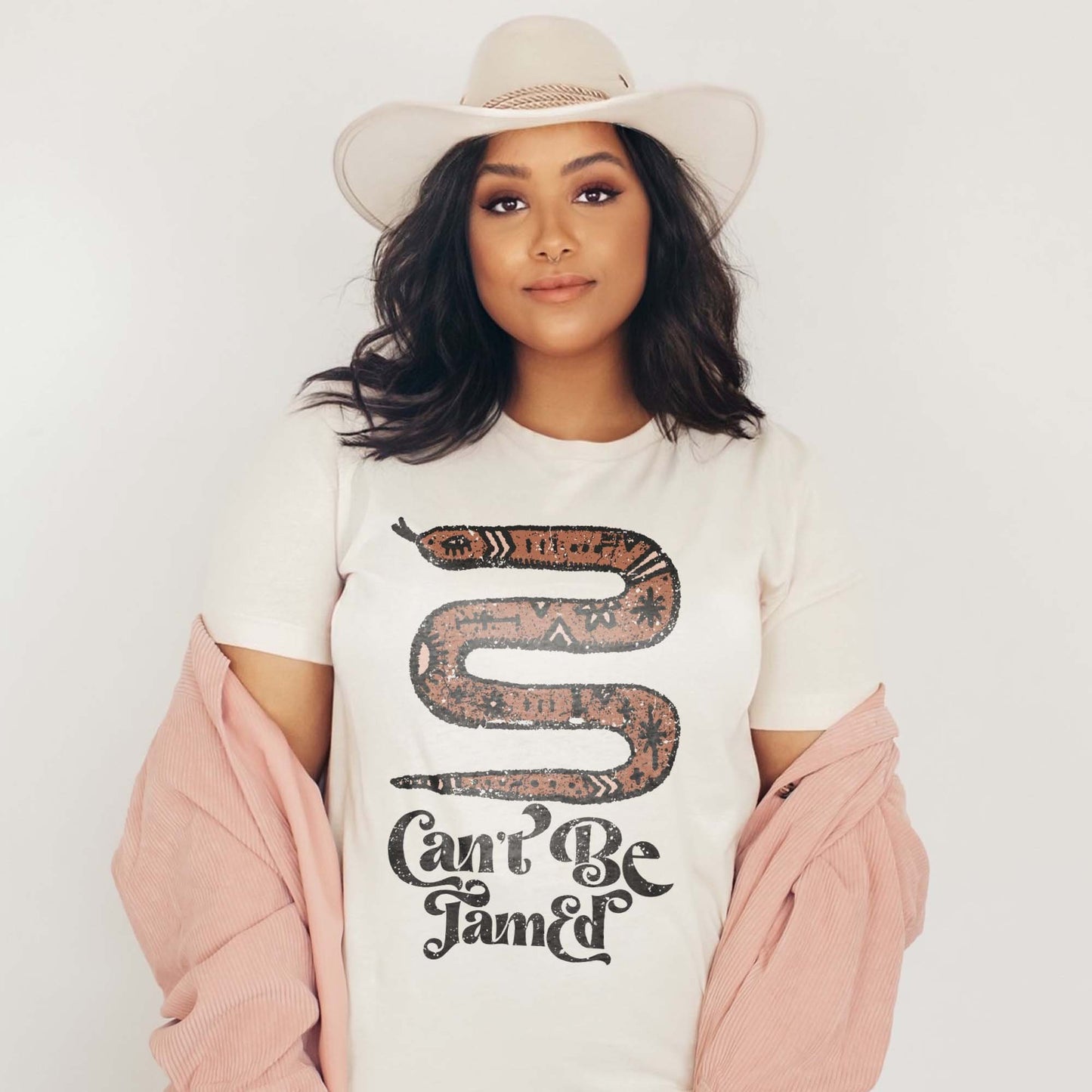 Can't Be Tamed Sublimation Design PNG Digital Download Printable Western Cowgirl Boot Cowboy Punchy Southern Cow Country Snake Skin Yeehaw