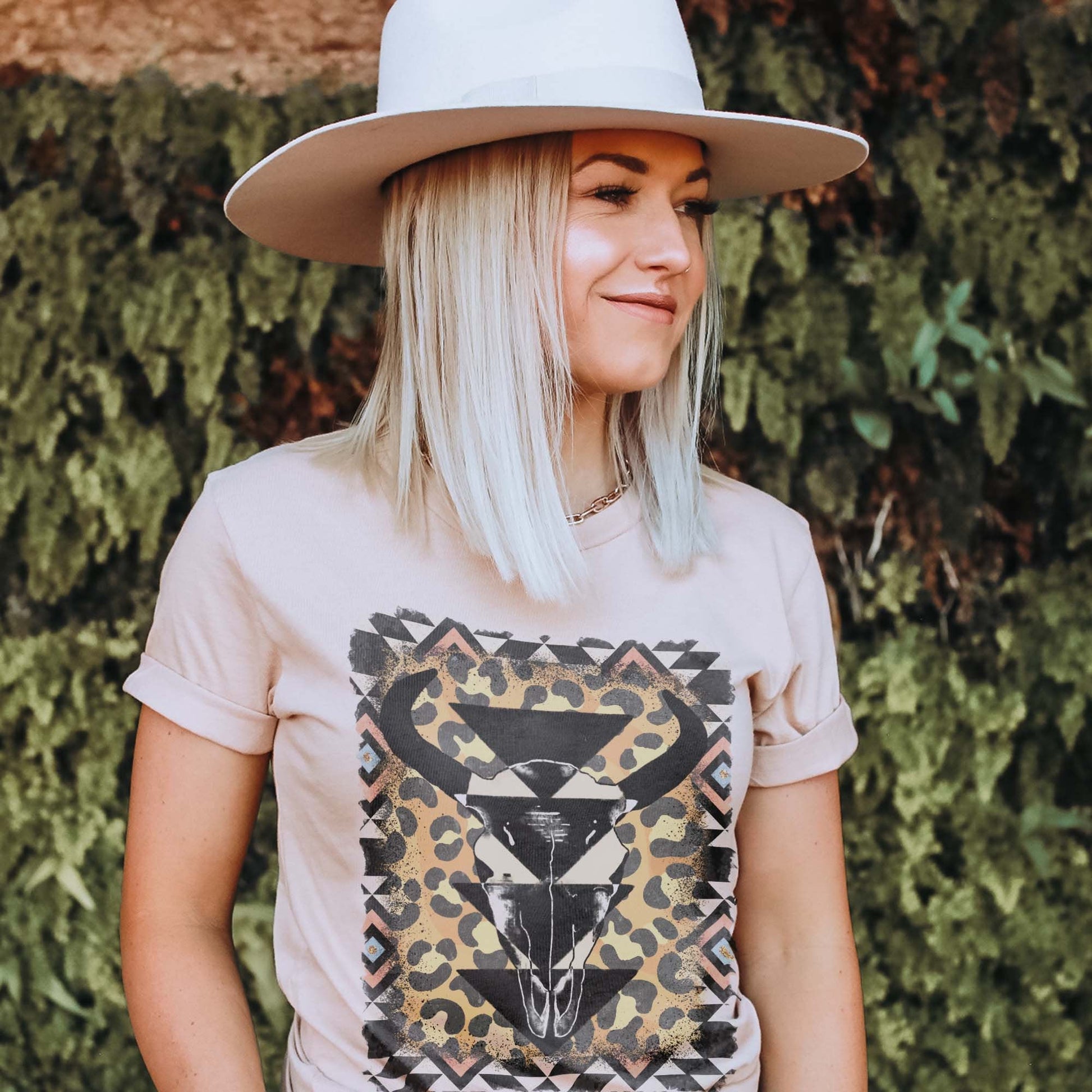 Leopard Steer Skull Sublimation Design PNG Digital Download Printable Bull Cow Print Western Aztec Tribal Cheetah Vintage Cowgirl Rodeo