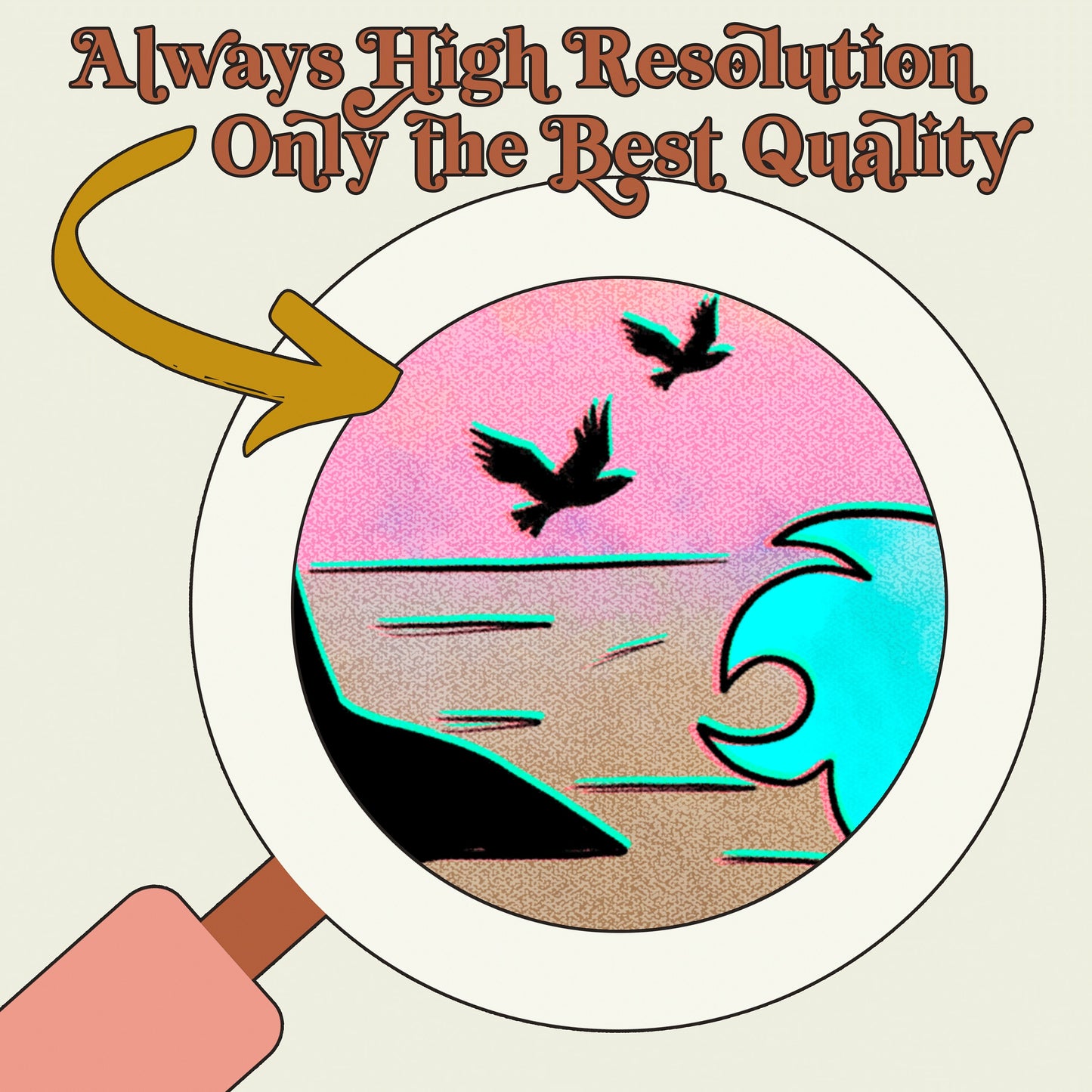 Salty Beach Sublimation Design PNG Digital Download Printable Vacation Ocean Summer Palm Trees Pastel Sunset Waves Wanderlust Travel Beaches