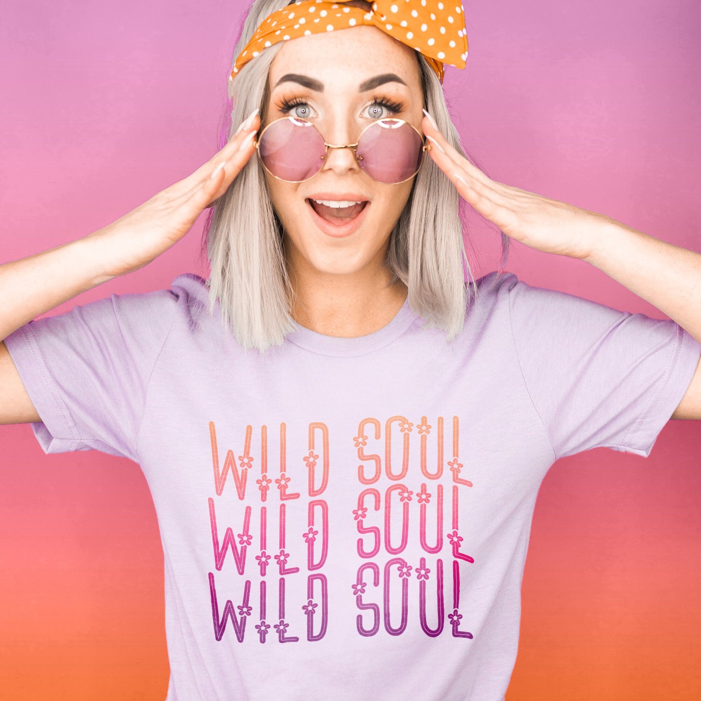 Wild Soul Sublimation Design PNG Digital Download Printable Boho Retro Groovy Flower 70's 90's Hippie Vintage Free Spirit Single Color