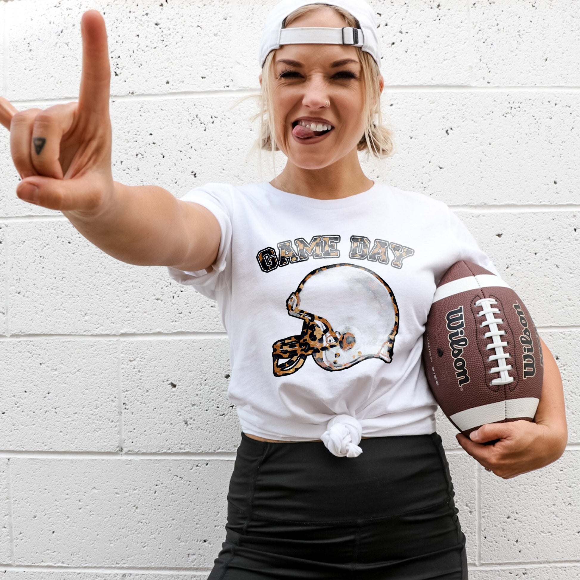 Game Day Sublimation Design PNG Digital Download Printable Football Mama Leopard Cheetah Mom Cheerleader Touchdown Boys of Fall Ball Season