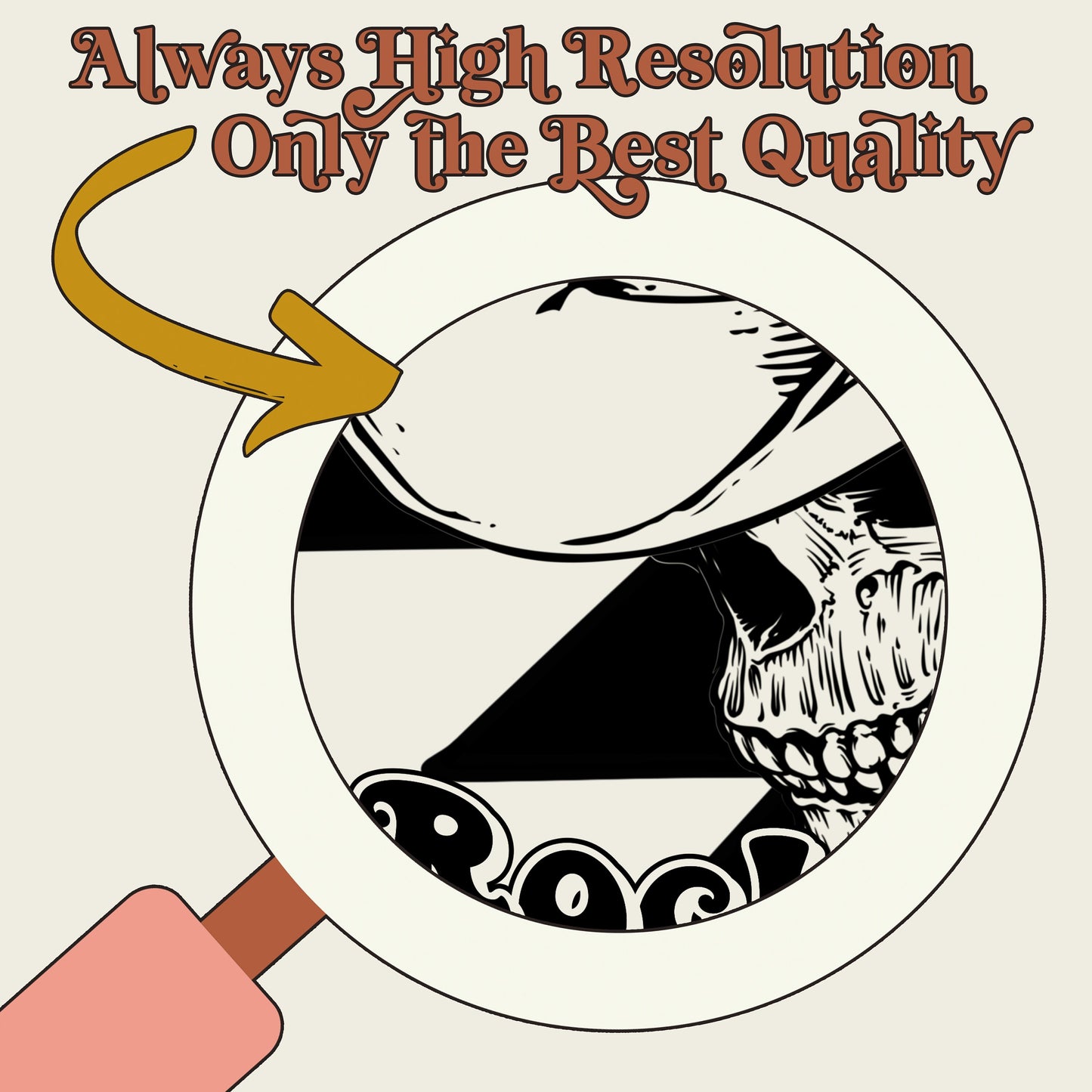 Sad Cowboy & Rock-N-Roll Sublimation Design PNG Digital Download Printable Single Color Cowboy Hat Skeleton Skull Western Retro Groovy