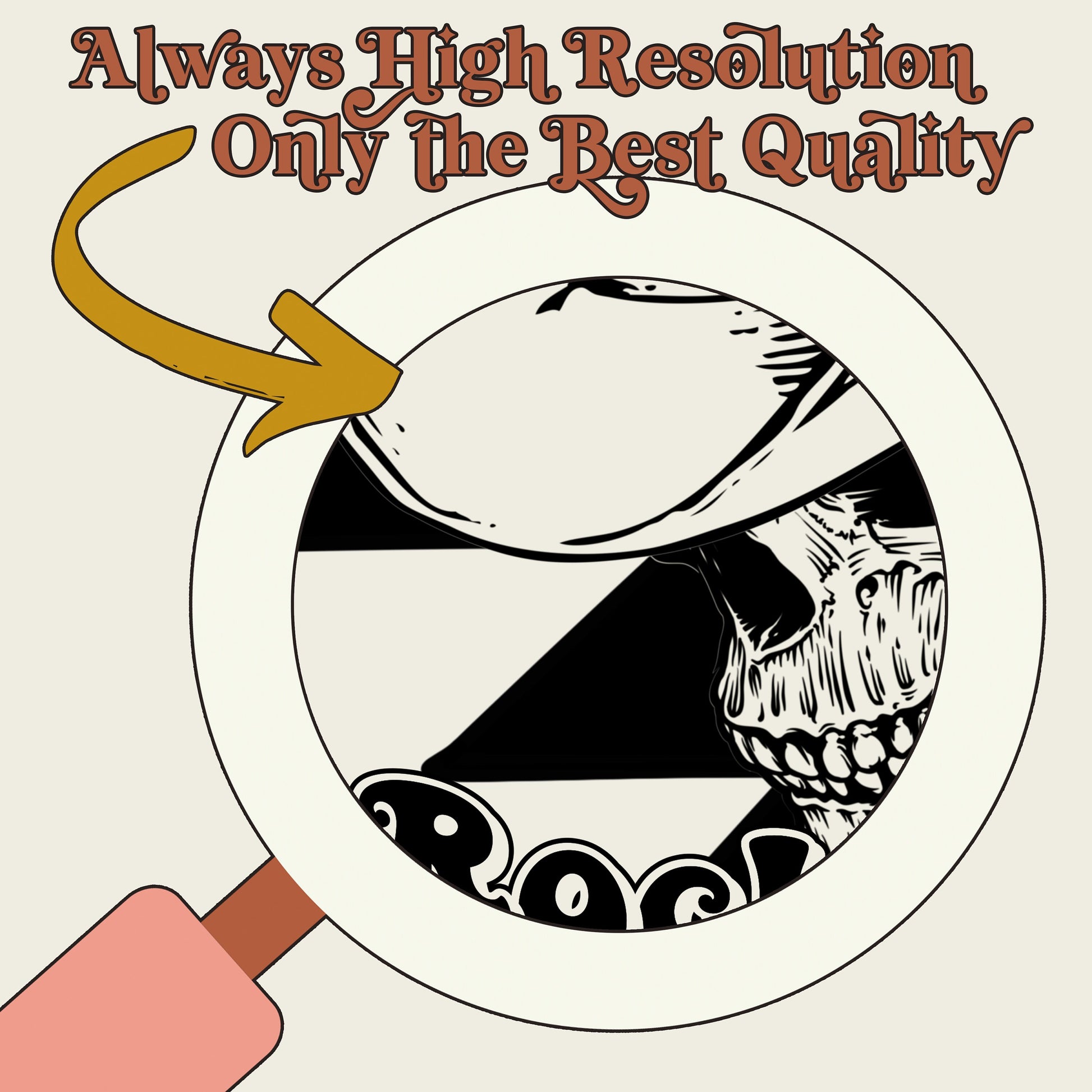 Sad Cowboy & Rock-N-Roll Sublimation Design PNG Digital Download Printable Single Color Cowboy Hat Skeleton Skull Western Retro Groovy