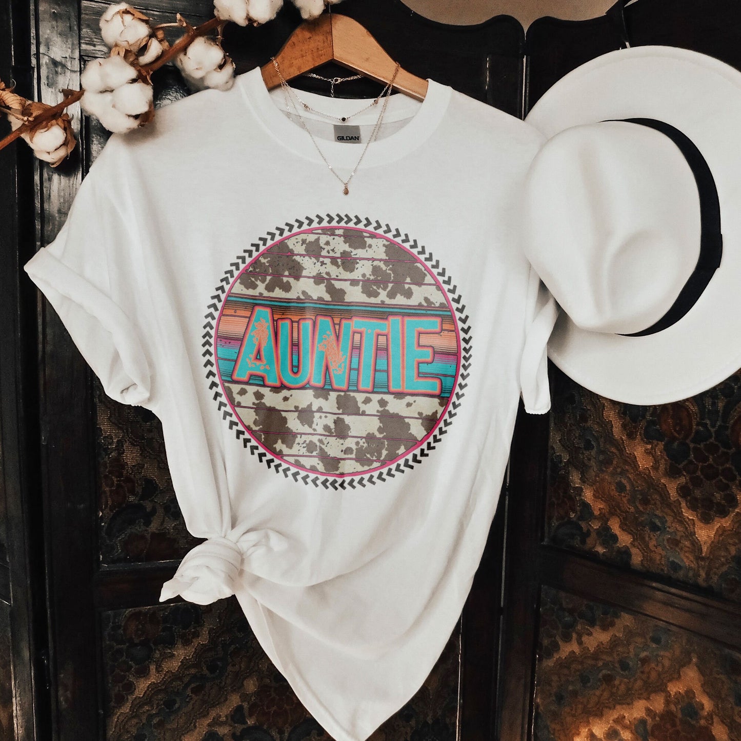 Auntie Leopard Serape Sublimation Design PNG Digital Download Printable Leopard Mothers Day Mama Mini Cheetah Mom Momma Western Cow Print