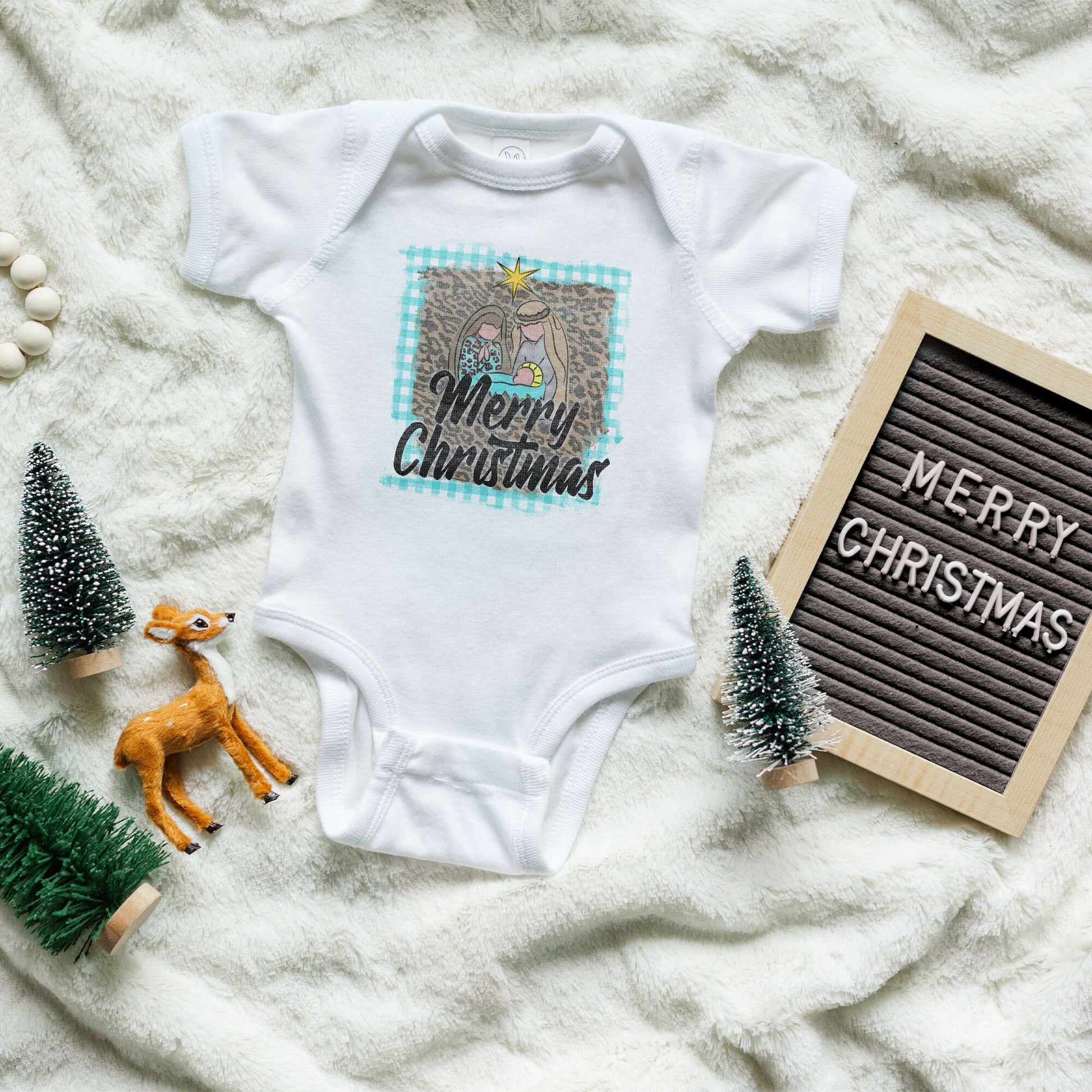 Love Baby Jesus Nativity Christmas Sublimation Design PNG Digital Download Printable Gingham Buffalo Check Leopard DTG Printable Design