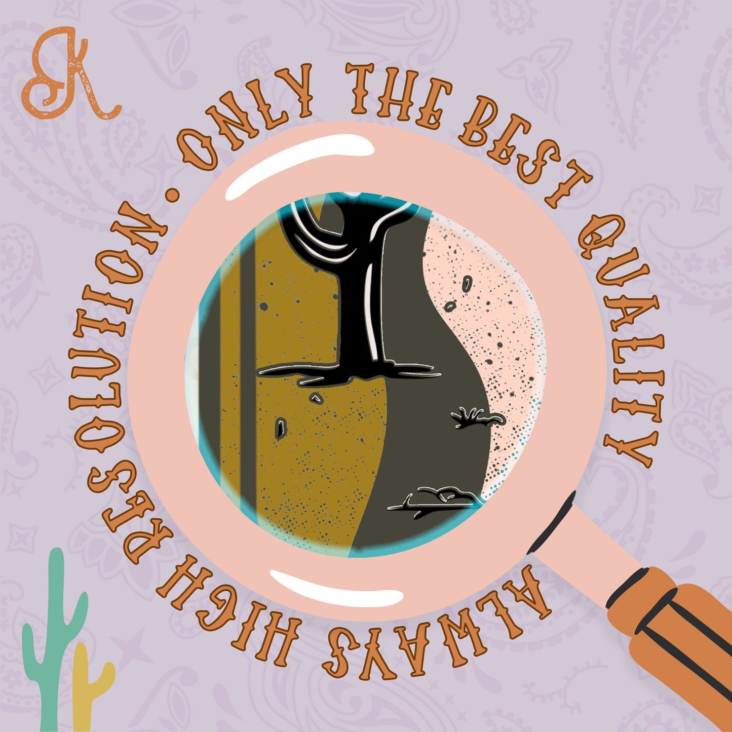 Something In the Orange Sublimation Design PNG Digital Download Printable Western Desert Country Trendy Cowboy Hippie Cactus Retro Groovy