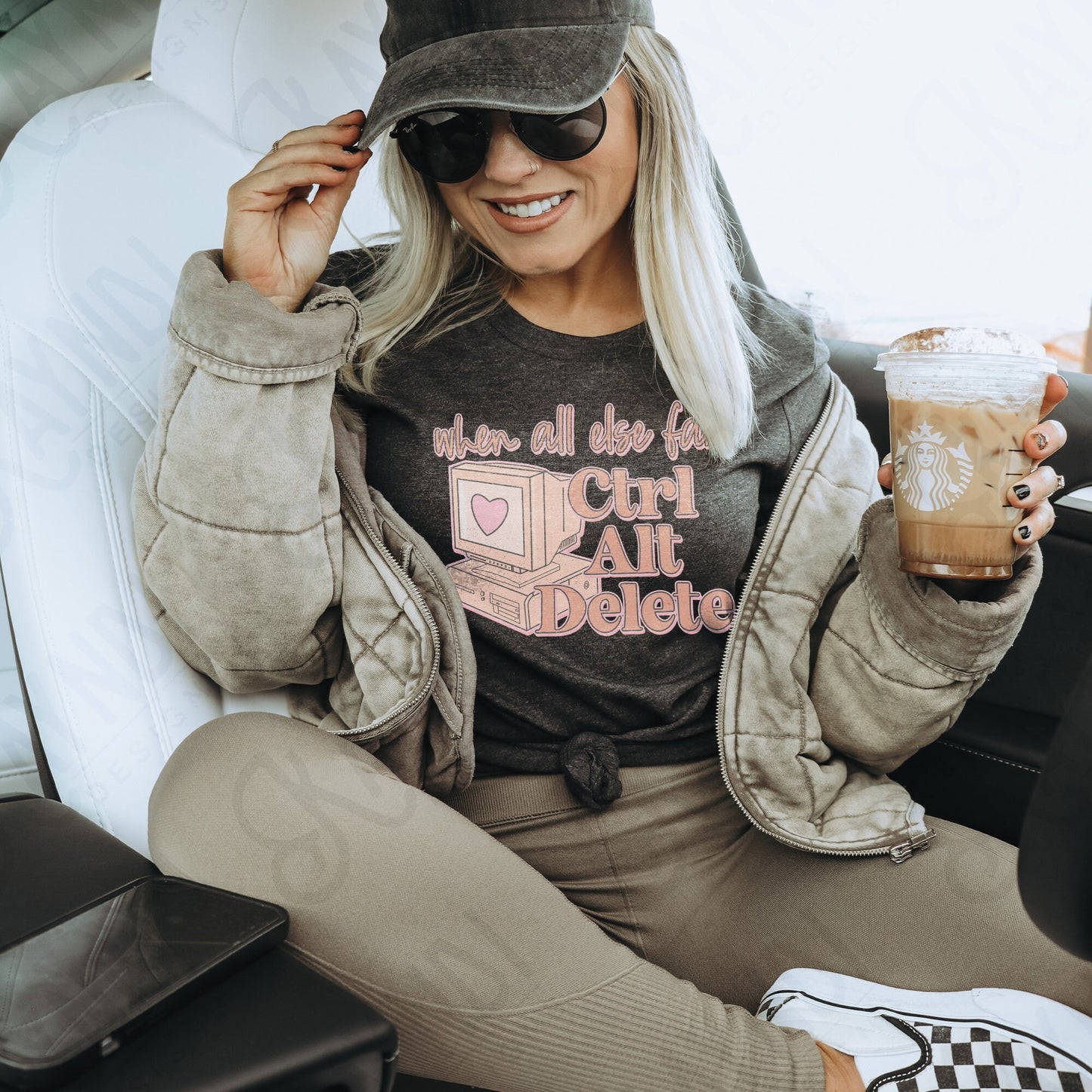 When All Else Fails Ctrl Alt Delete | Retro Sublimation Design PNG Digital Download Printable