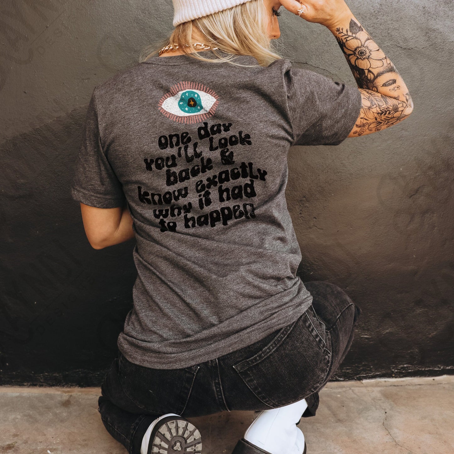 One Day You'll Look Back & Know Exactly Why It Had To Happen Matching Pocket Included Sublimation Design PNG Digital Download Printable