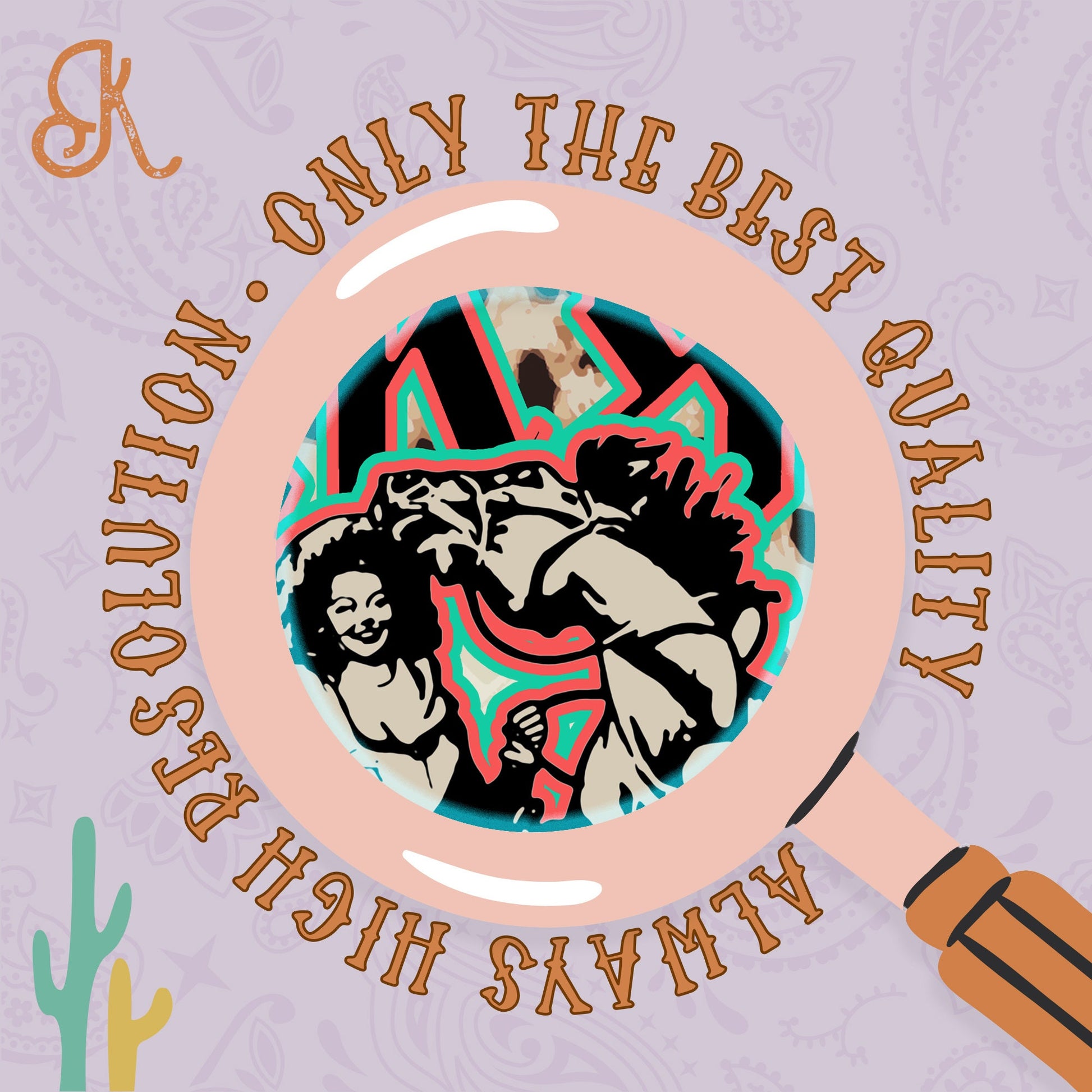 Rockstar Cowgirl | Leopard Western Sublimation Design PNG Digital Download Printable