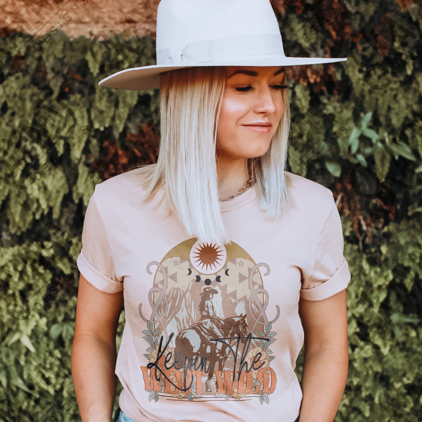 Keepin the West Wild Sublimation Design PNG Digital Download Printable