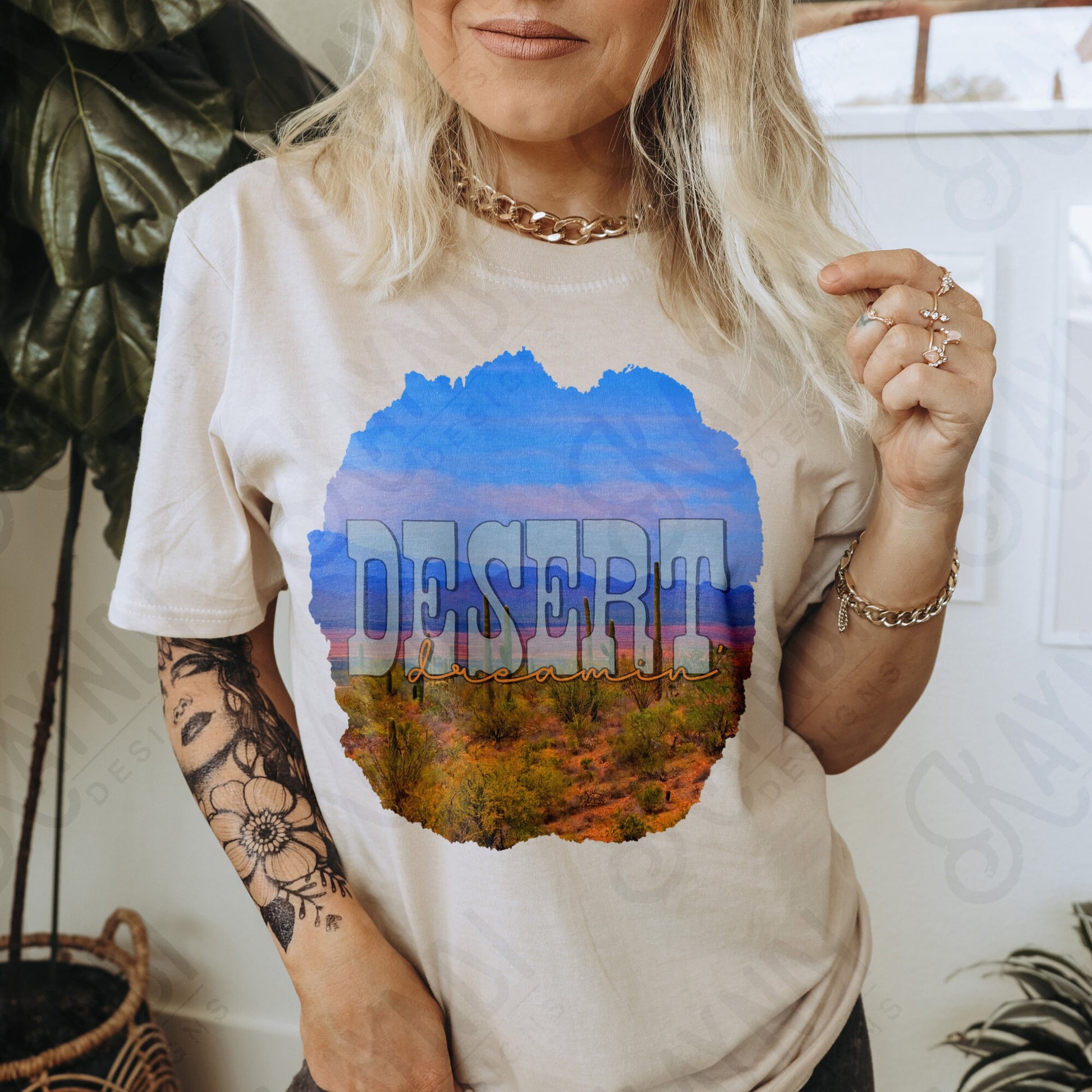 Desert Dreamer Sublimation Design PNG Digital Download Printable