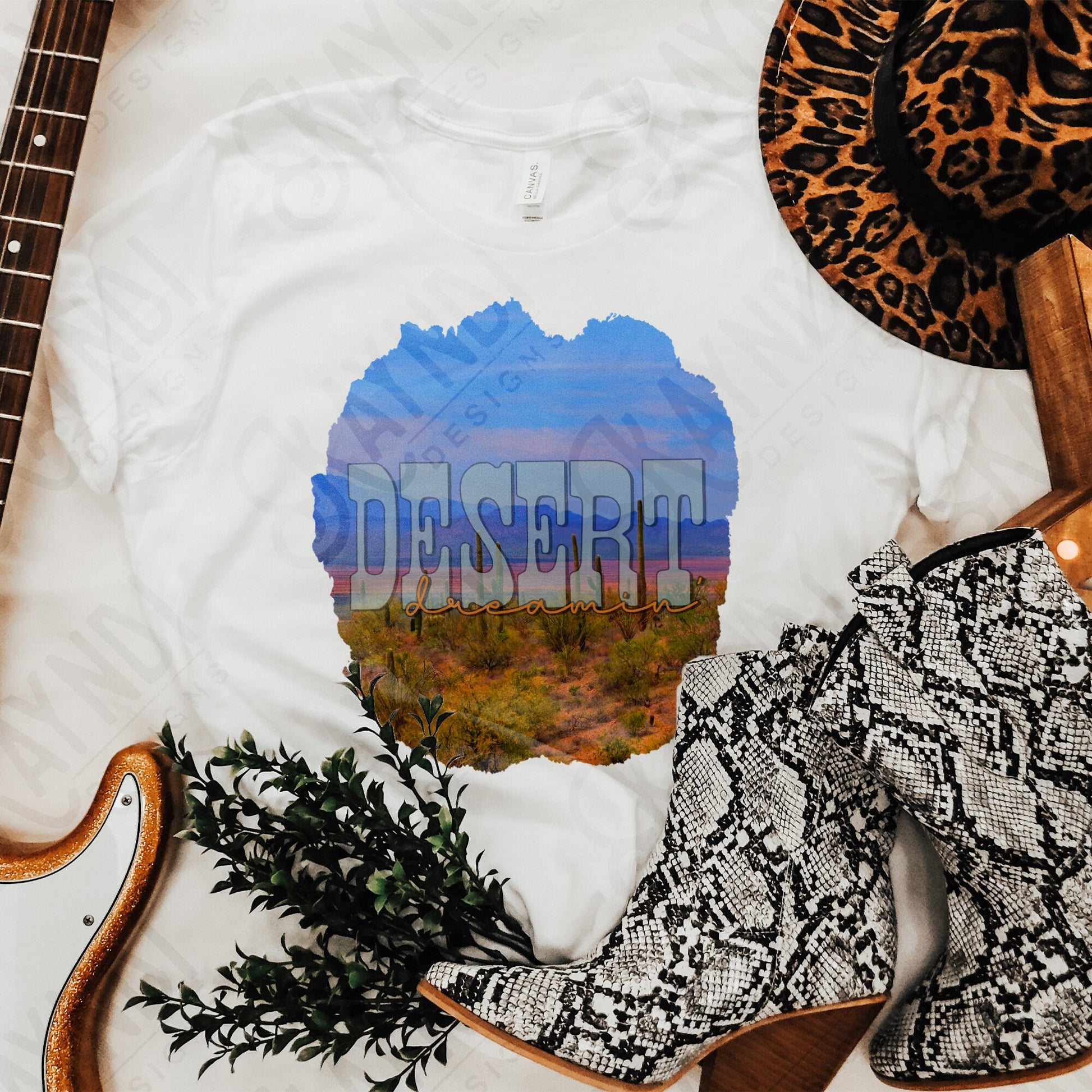 Desert Dreamer Sublimation Design PNG Digital Download Printable