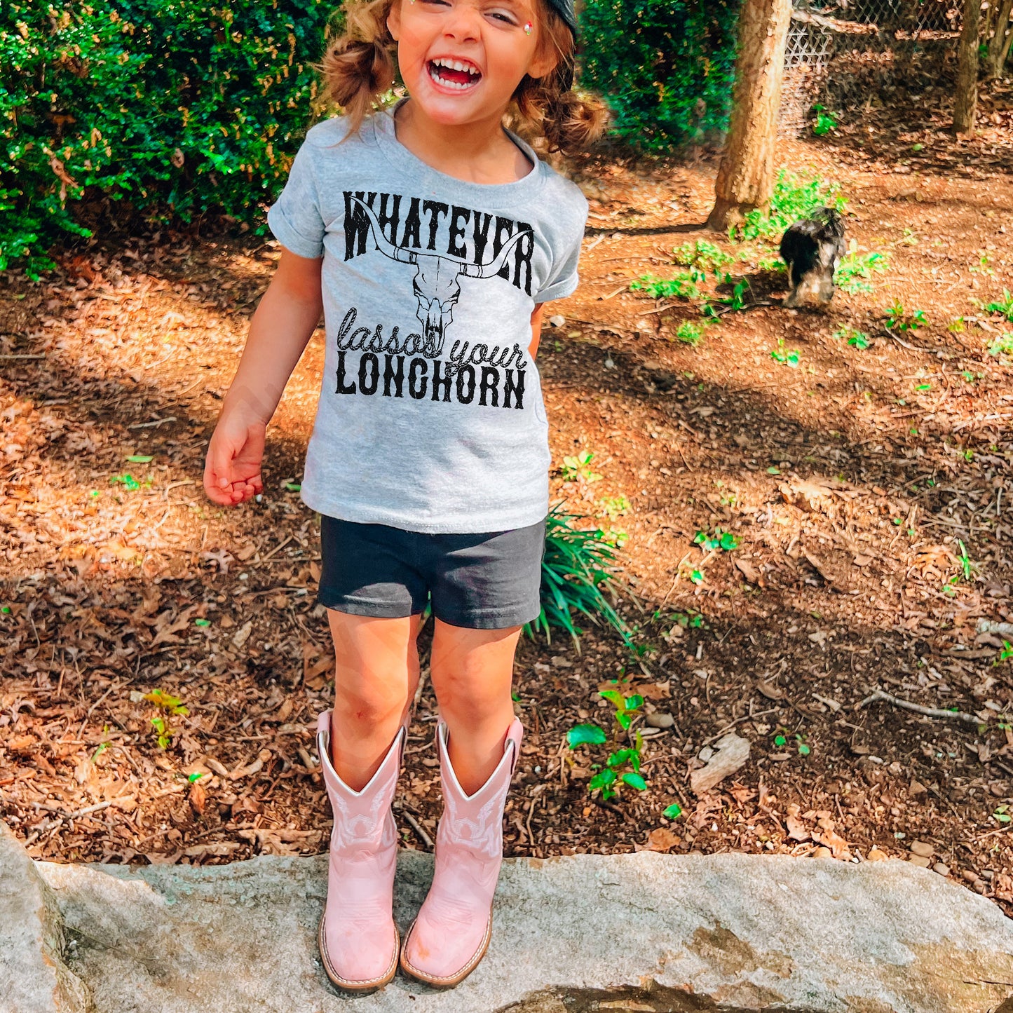 Whatever Lassos Your Longhorn Sublimation Design PNG Digital Download Printable