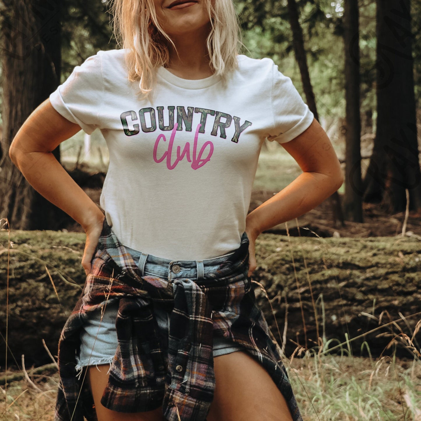 Country Club Sublimation Design PNG Digital Download Printable