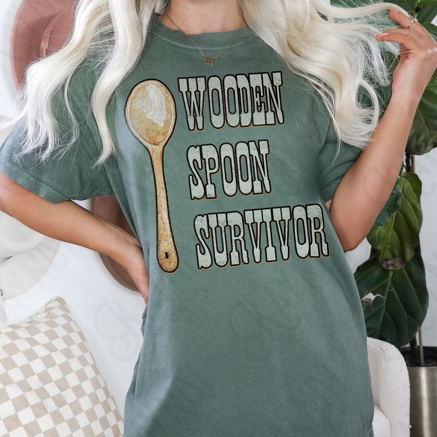 Wooden Spoon Survivor Sublimation Design PNG Digital Download Printable