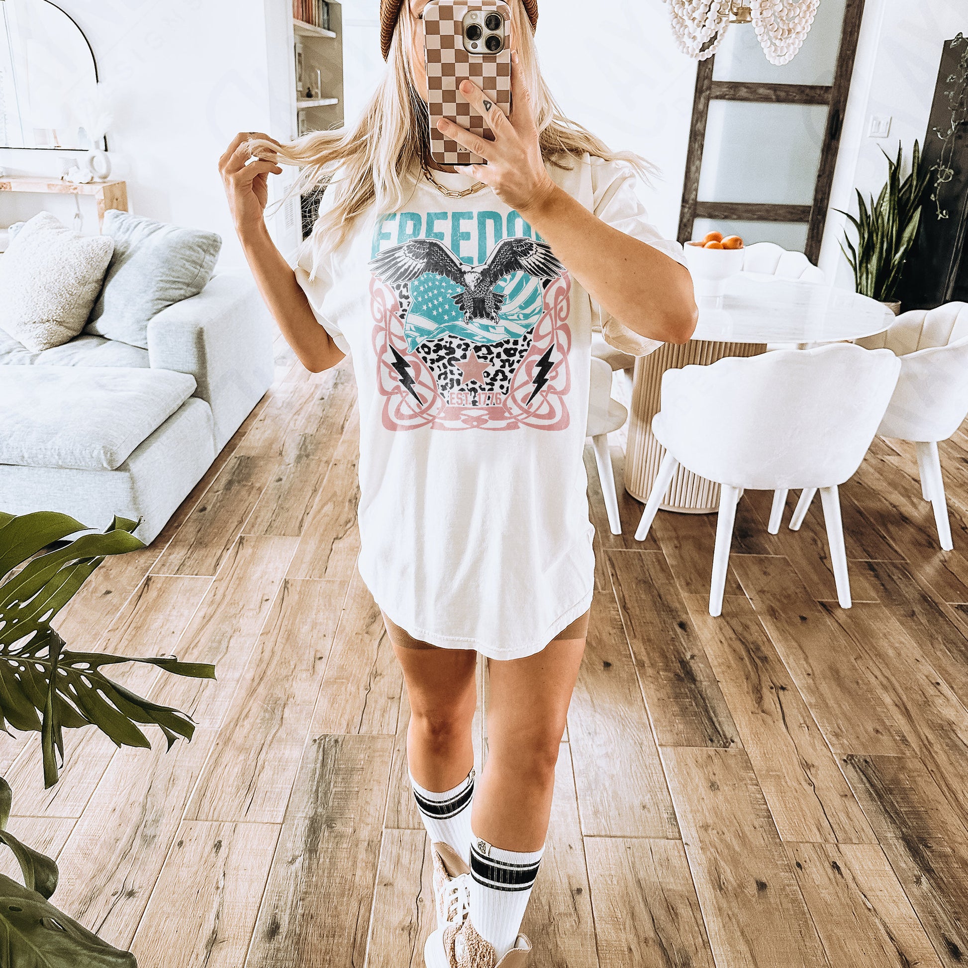 Freedom 1776 Sublimation Design PNG Digital Download Printable