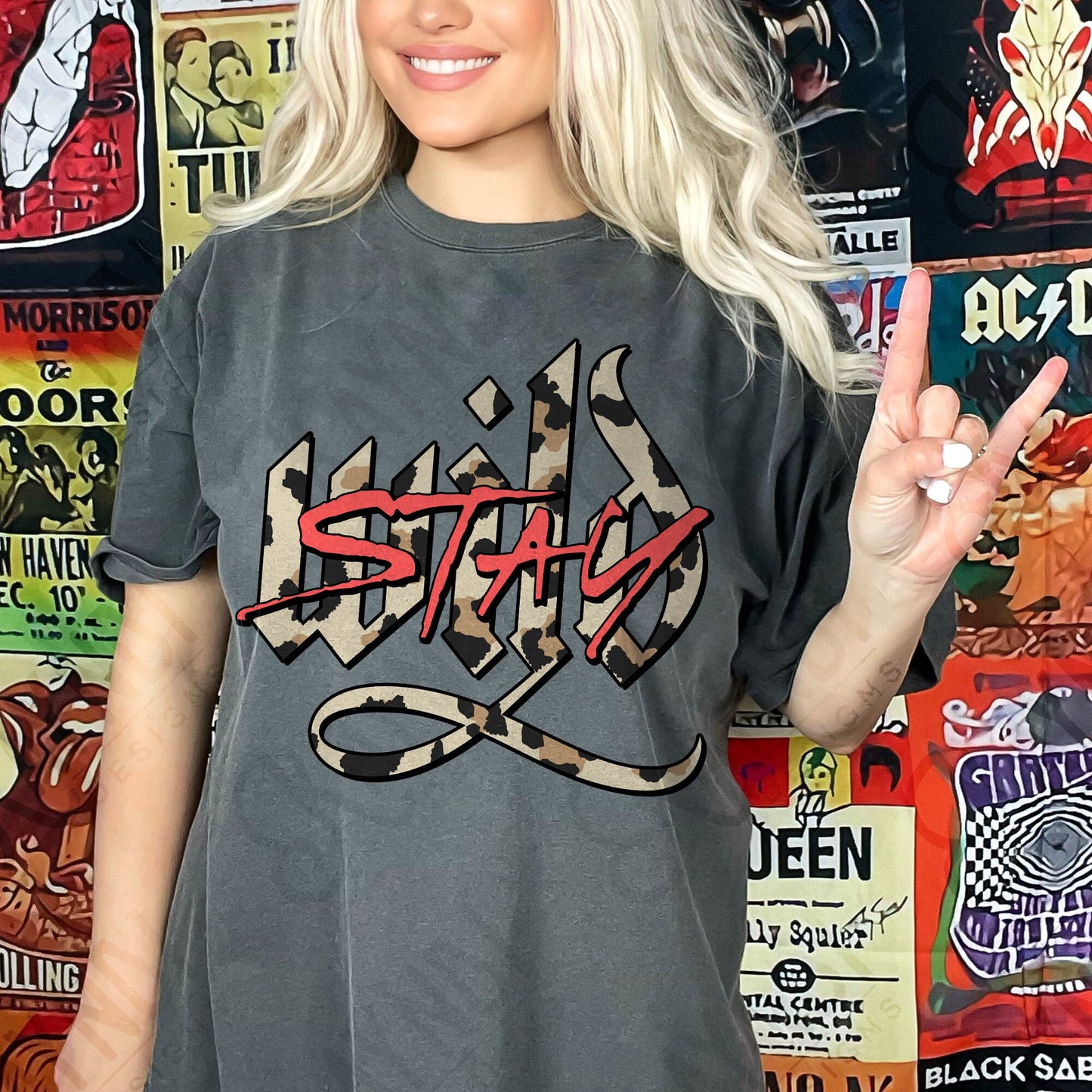 Stay Wild Sublimation Design PNG Digital Download Printable