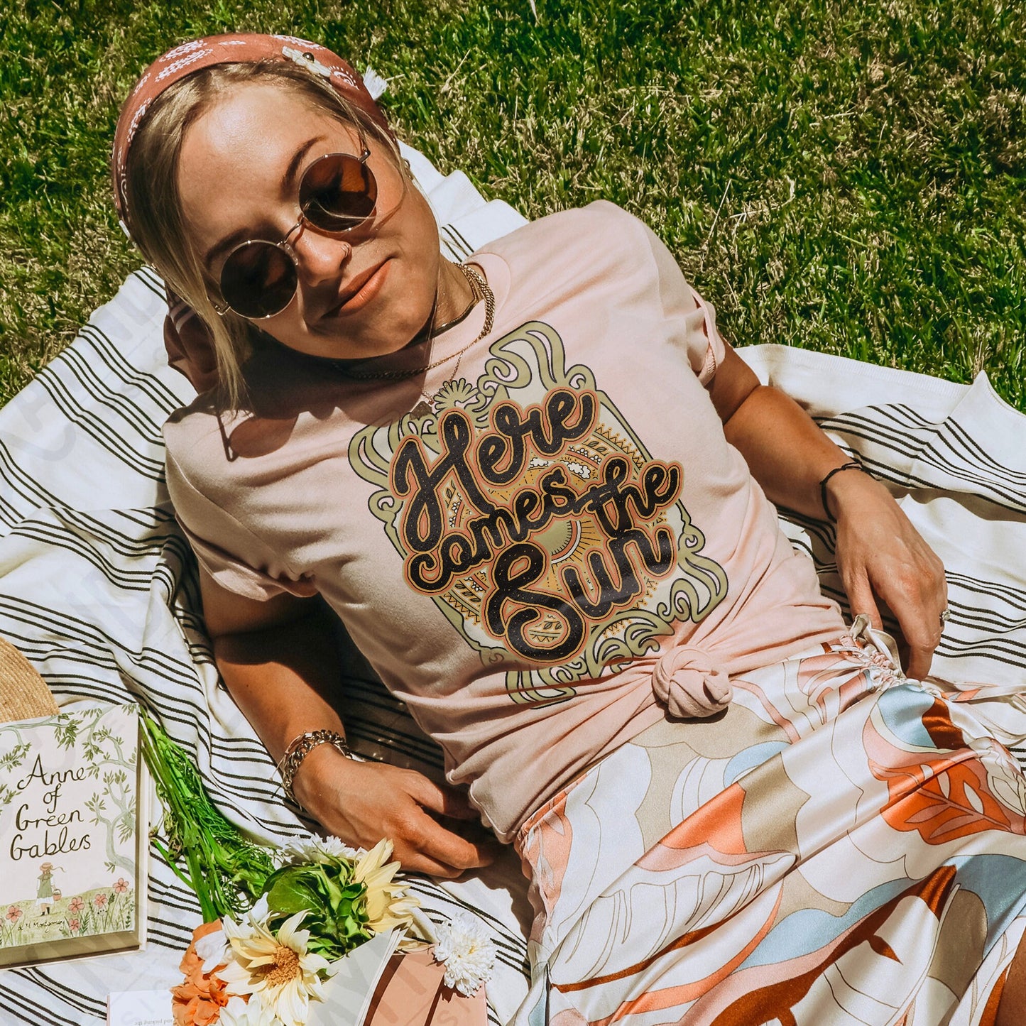 Here comes the sun Sublimation Design PNG Digital Download Printable