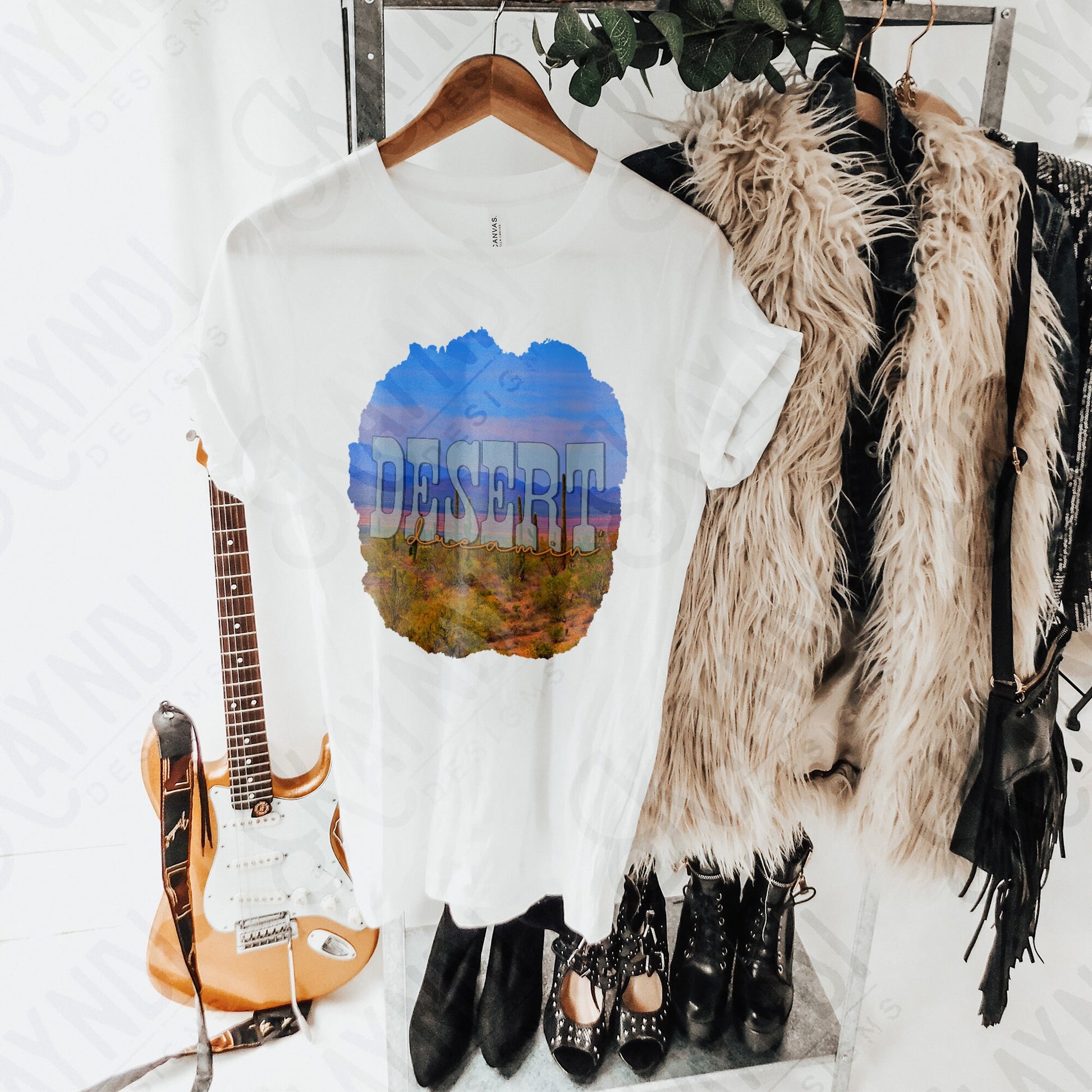 Desert Dreamer Sublimation Design PNG Digital Download Printable