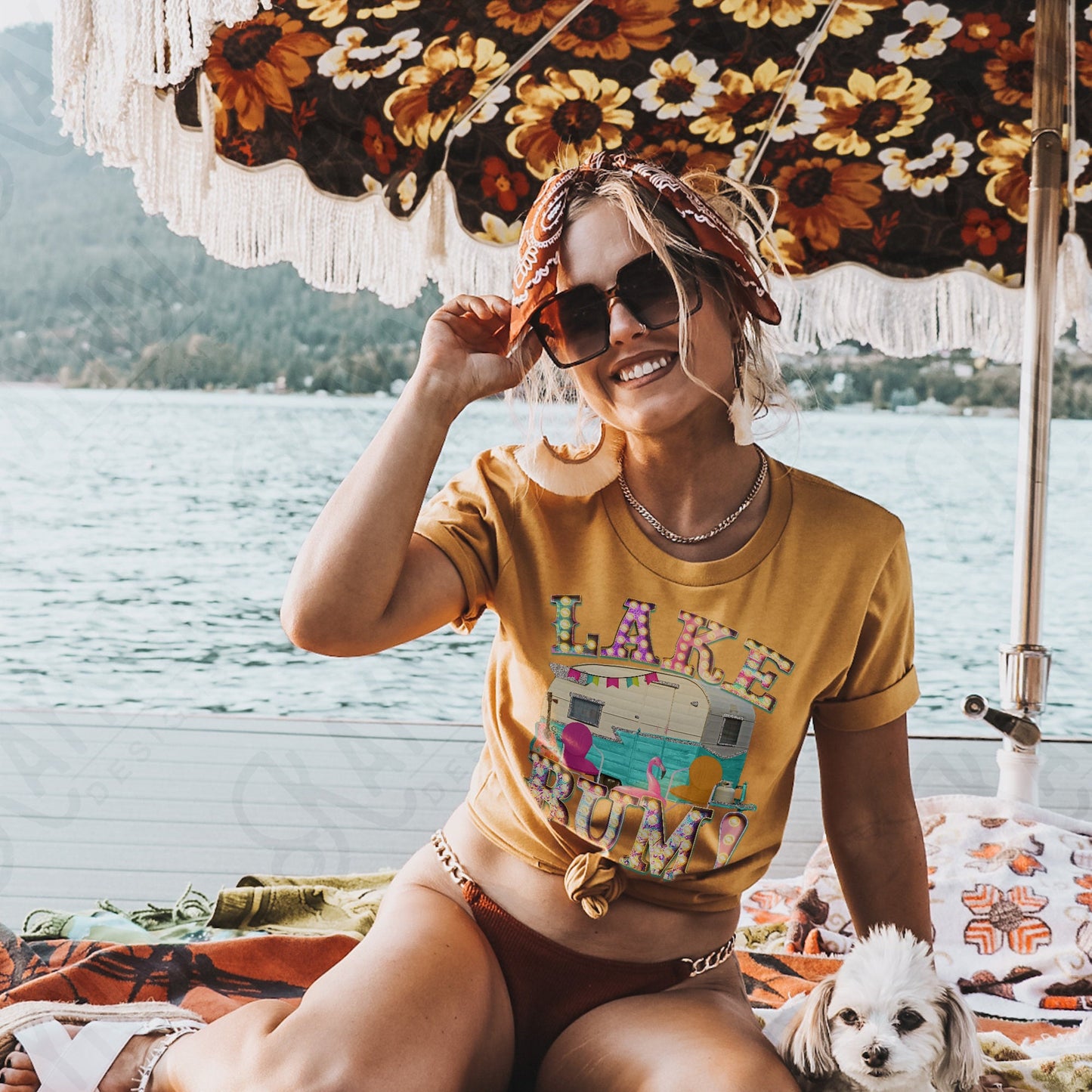 Lake Bum Sublimation Design PNG Digital Download Printable