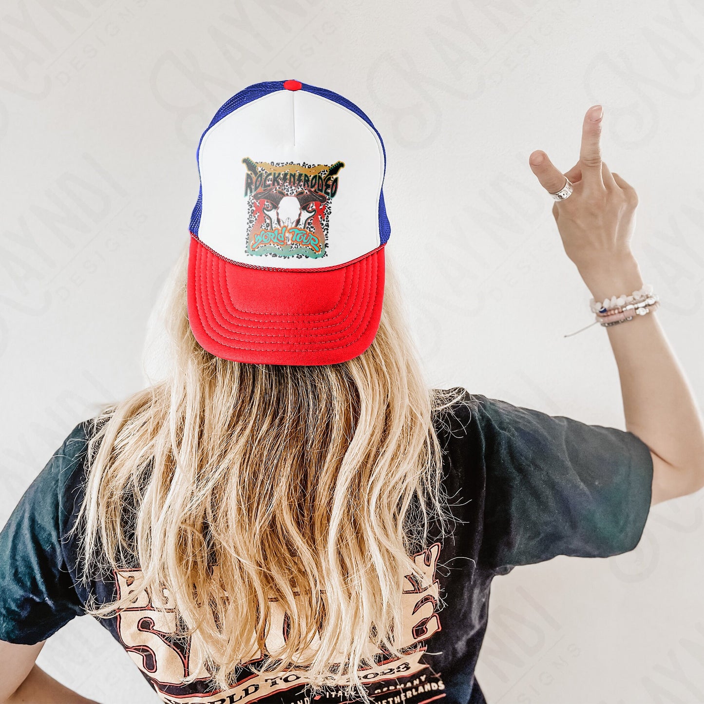 Rock N Rodeo World Tour Sublimation Design PNG Digital Download Printable