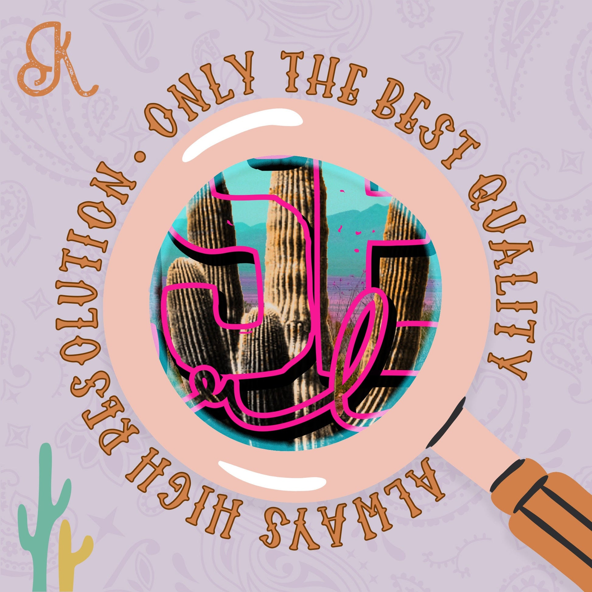 Desert Darlin Sublimation Design PNG Digital Download Printable