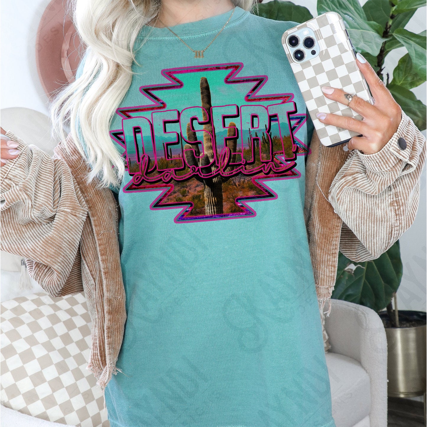 Desert Darlin Sublimation Design PNG Digital Download Printable