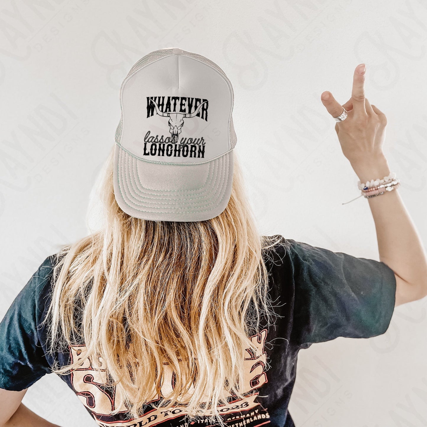 Whatever Lassos Your Longhorn Sublimation Design PNG Digital Download Printable