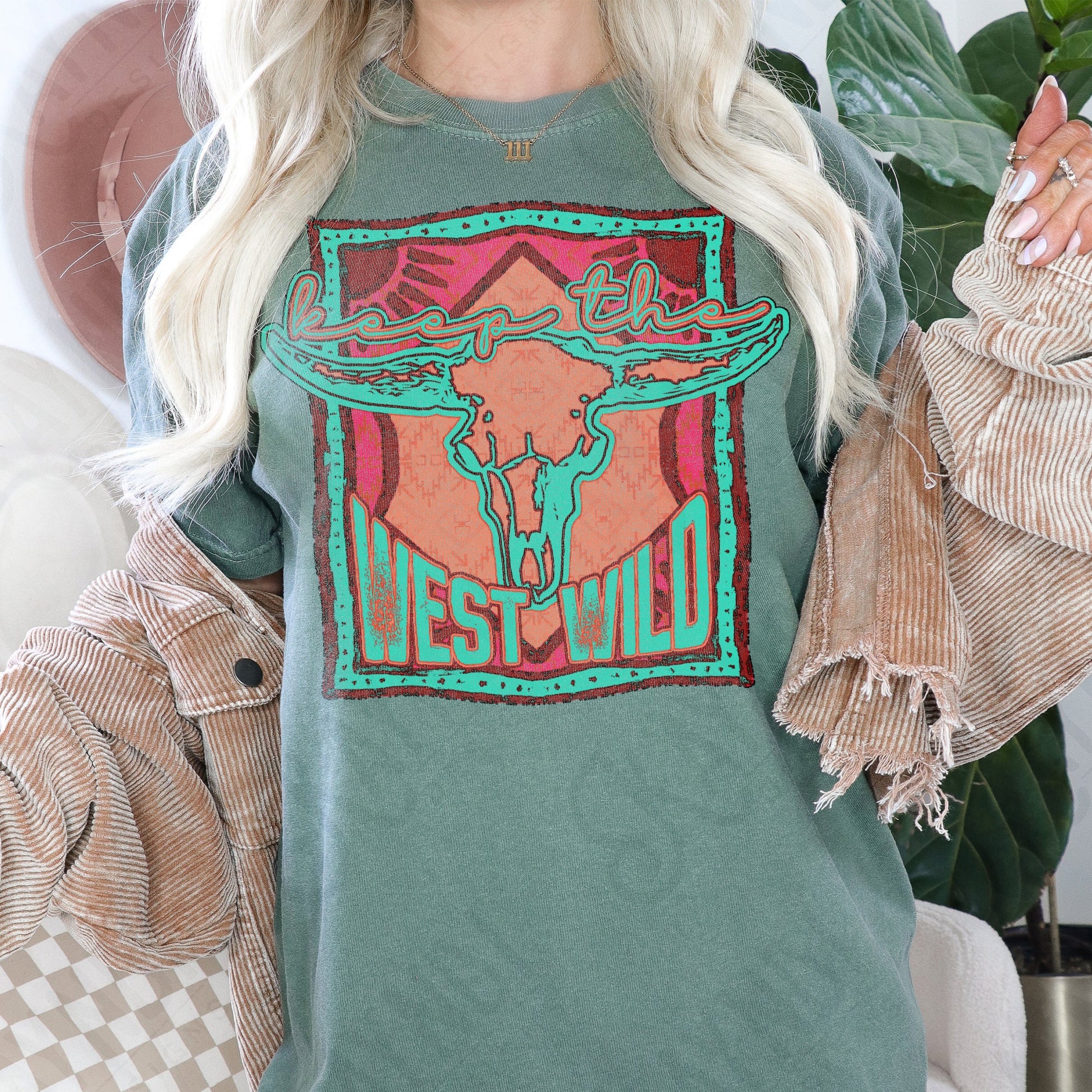 Keep The Wild West Sublimation Design PNG Digital Download Printable